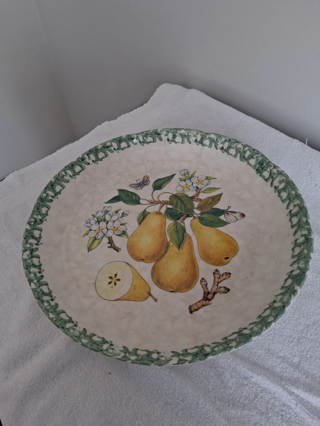Decorative Pear Bowl