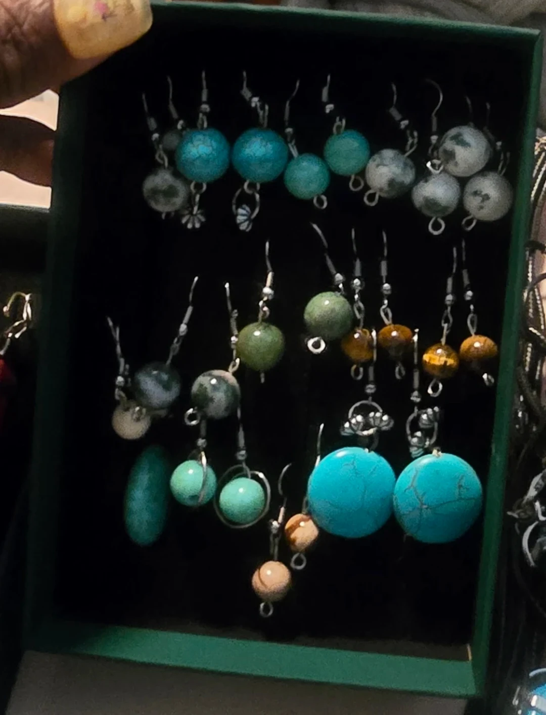 🥕Handmade Gemstone Earrings Set