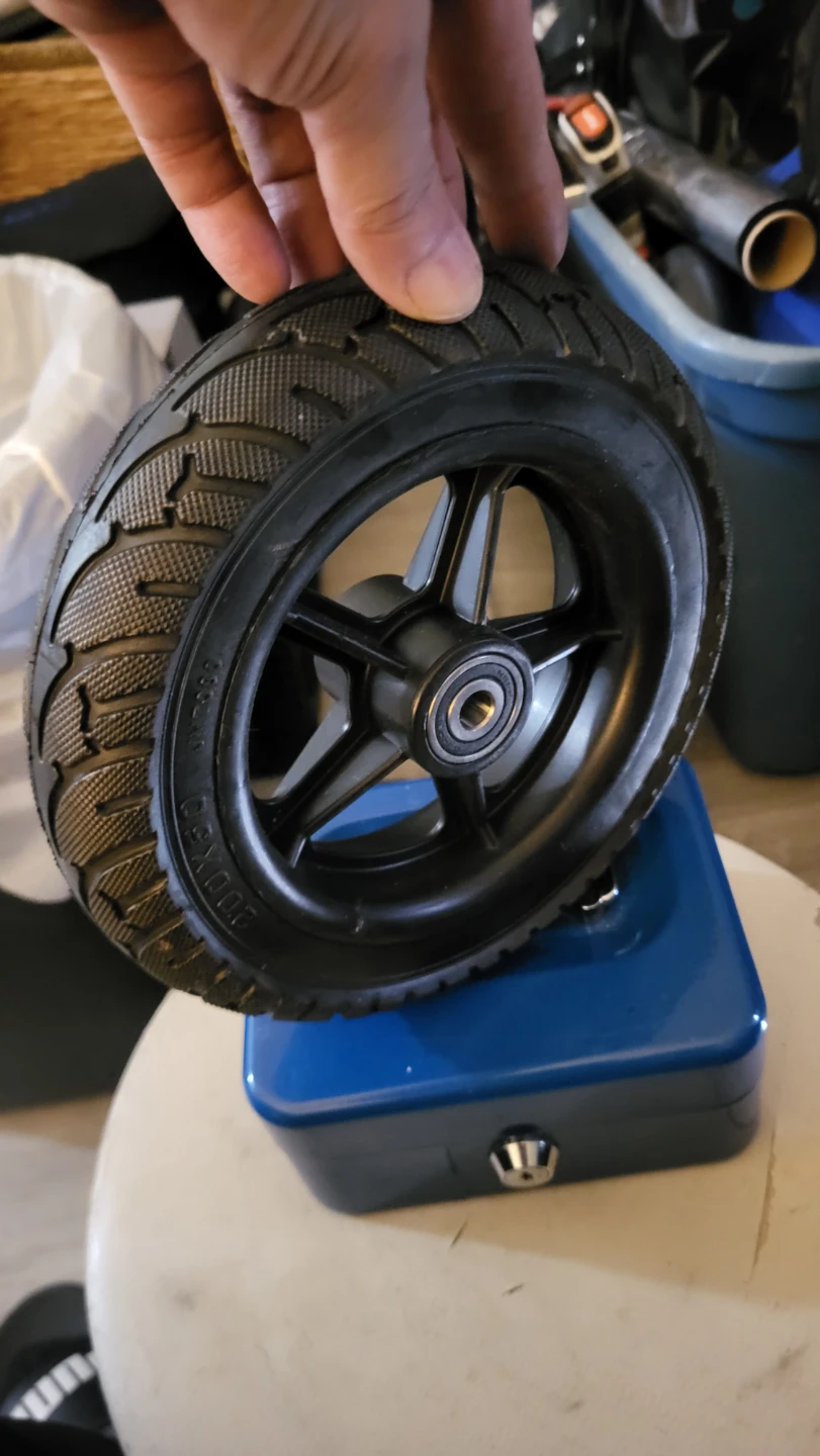 Brand New 200x50 Solid Rubber Tire and Rim for e - scooter