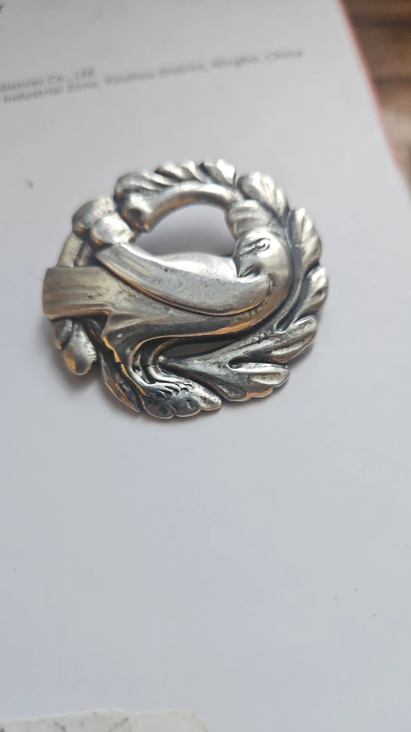 Norseland by cor sterling Sterling Silver vintage Bird Brooch - photo 4