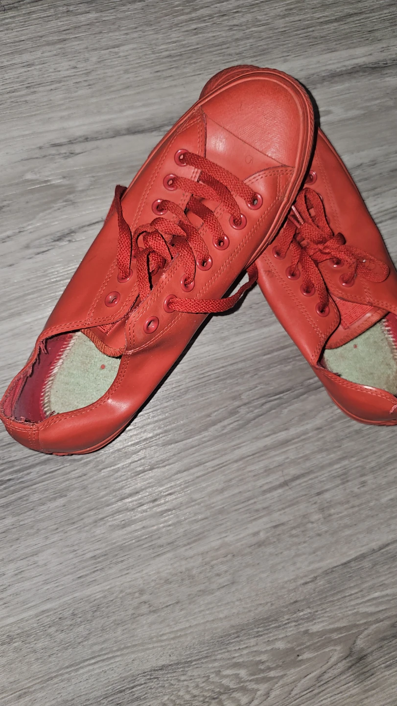Red Converse All Star Sneakers
