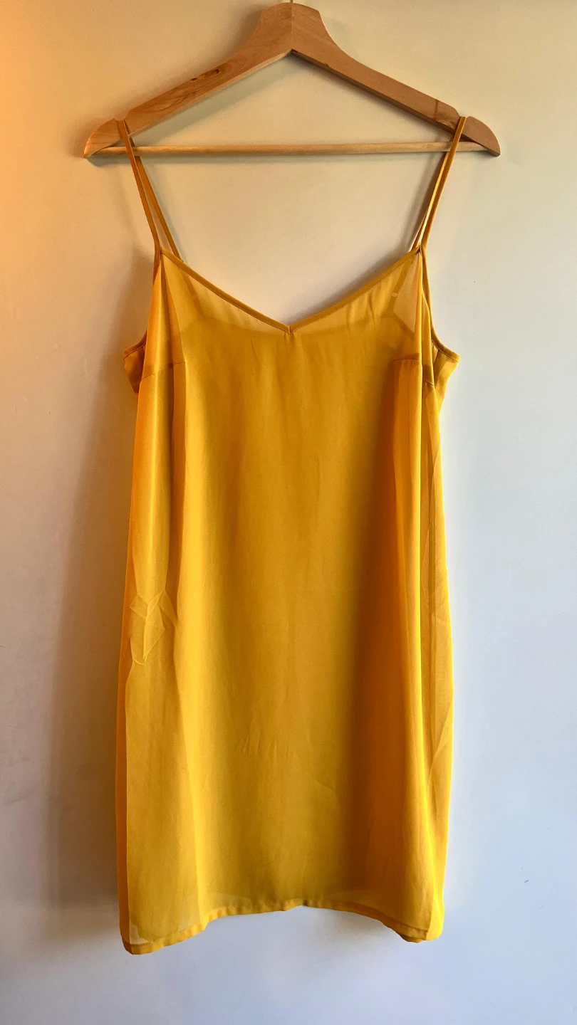 Esprit Yellow Floral Dress - Size UK 12 - photo 5
