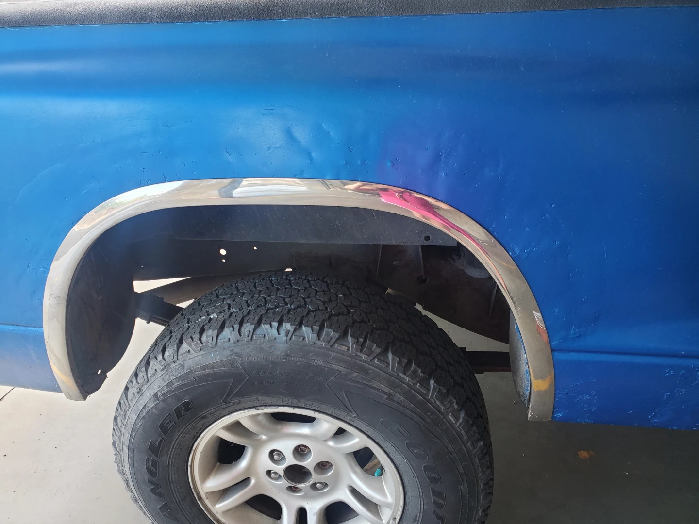 2004 Blue Dodge Dakota Quad Cab Pickup Truck - photo 4