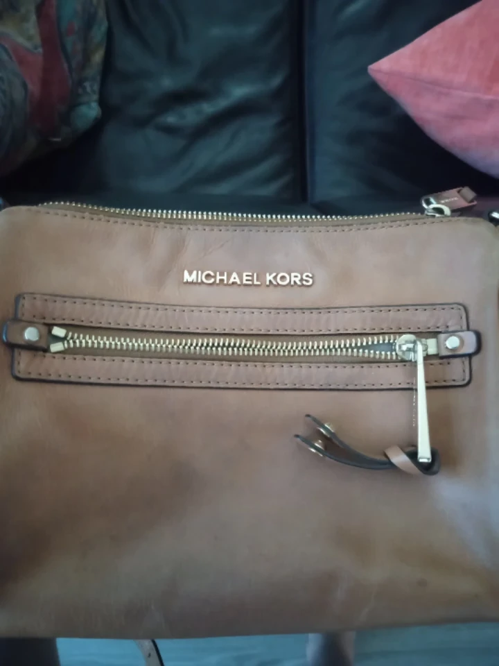 Michael Kors Crossbody Bag - Brown Leather