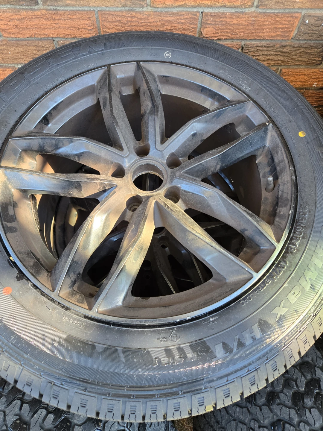 235/60R18 Tires on Alloy Wheels