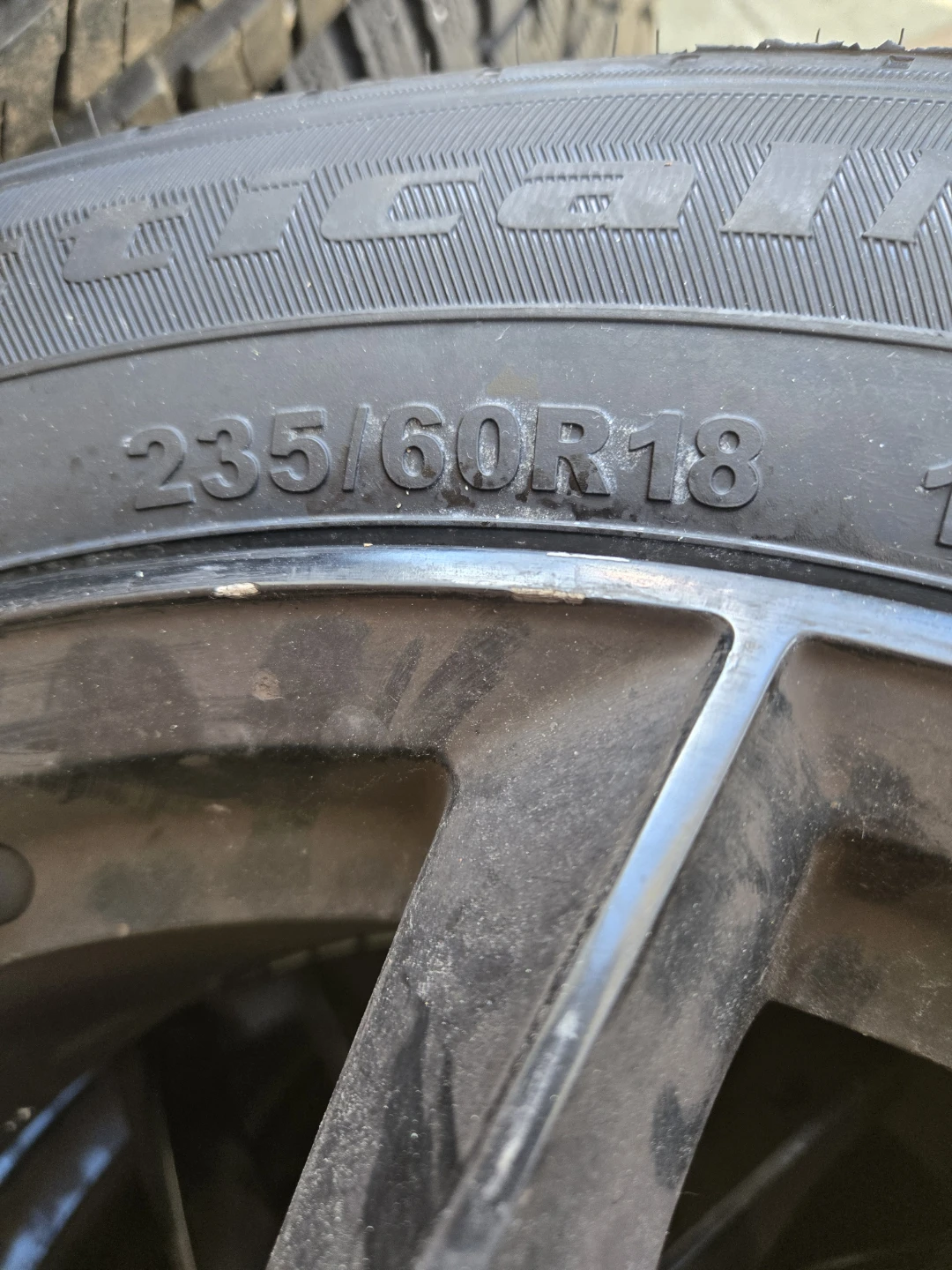235/60R18 Tires on Alloy Wheels - photo 2