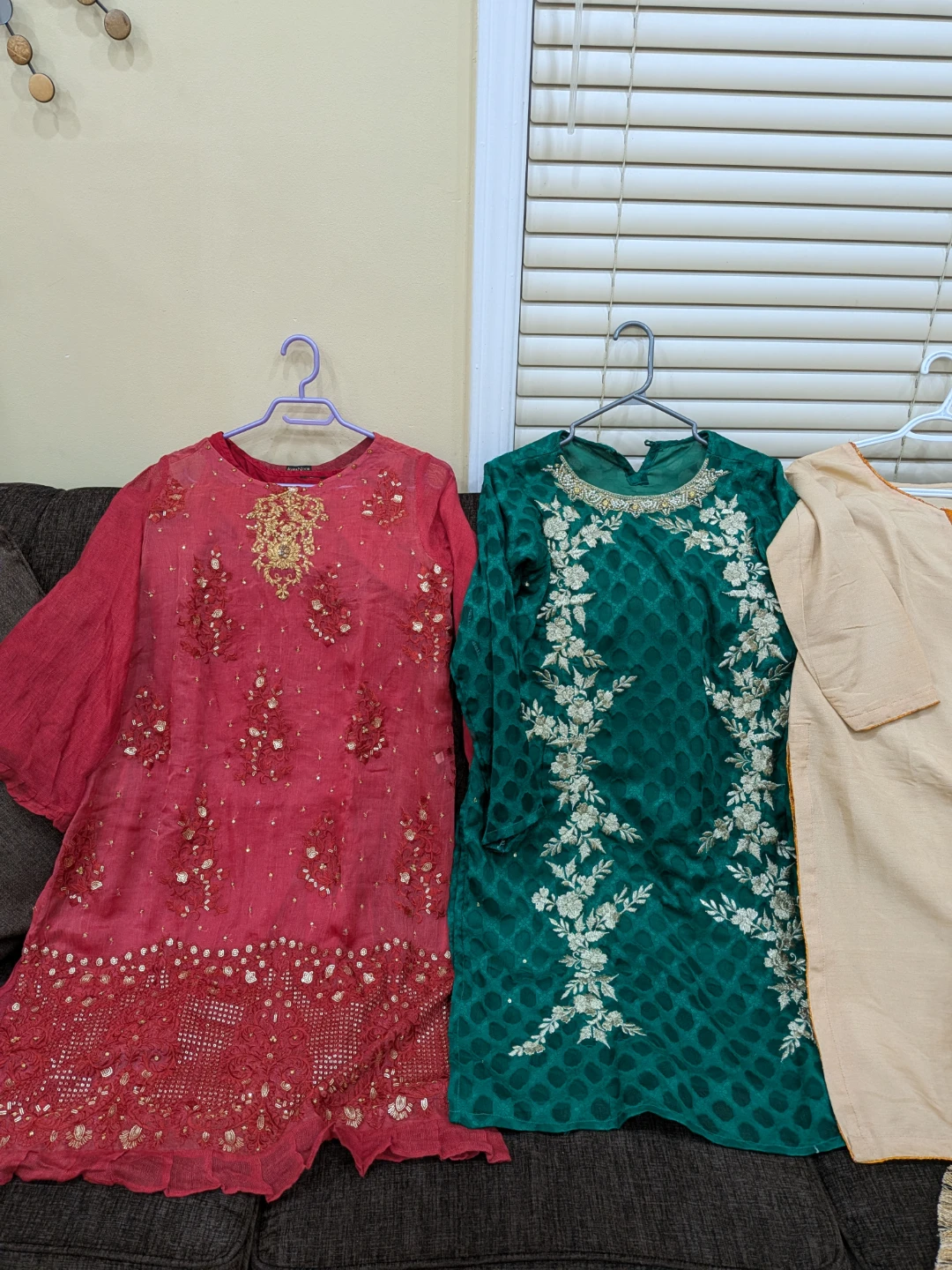 Aghanoor Kurti and 2 pc party wear all for $75