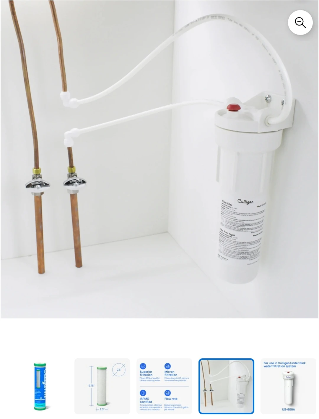 Culligan D-60B Under Sink Replacement Water Filter - photo 3