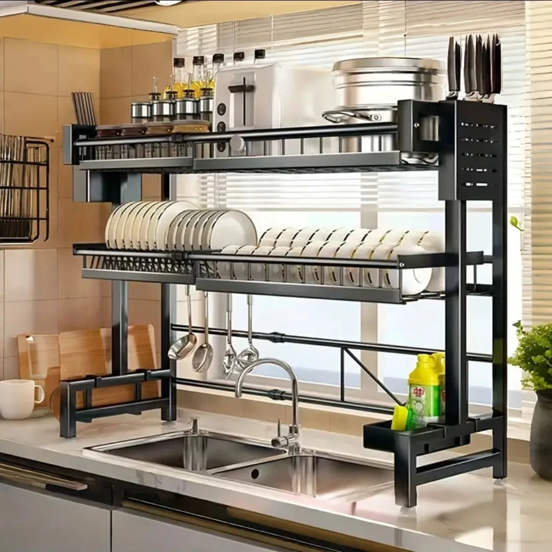 Brand new in box- 2-Tier Over-Sink Dish Drying Rack