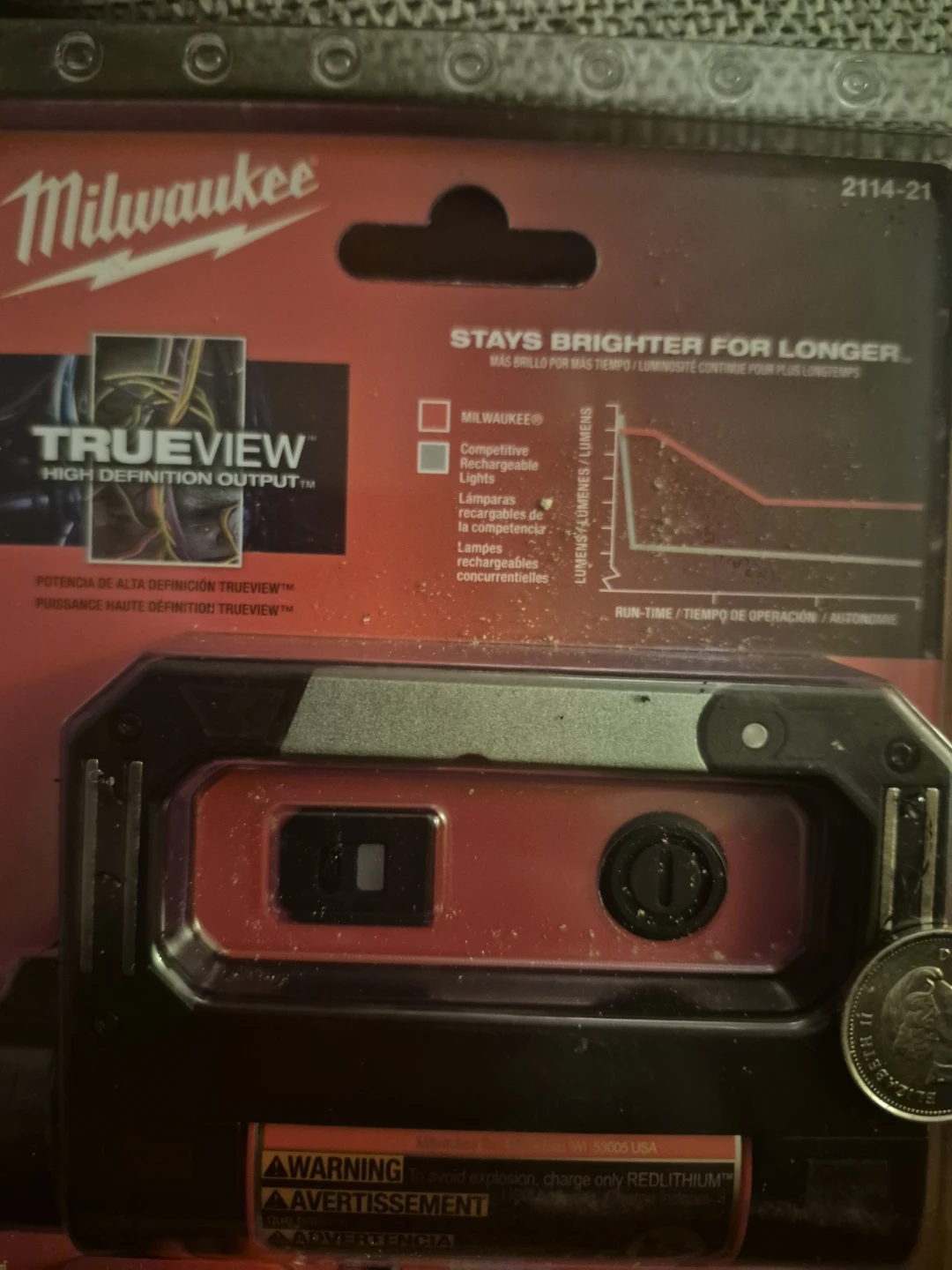Milwaukee REDLITHIUM USB 550L ROVER Pivoting Flood Light 2114-21 - photo 2