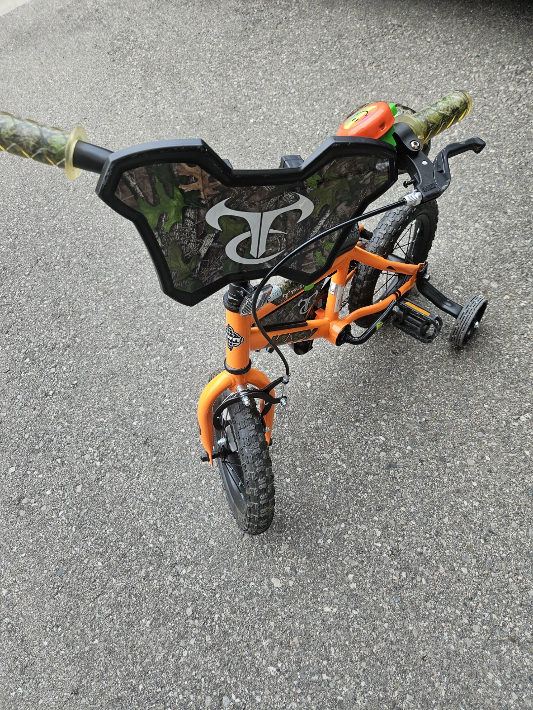 Orange and Camo Children's Tricycle