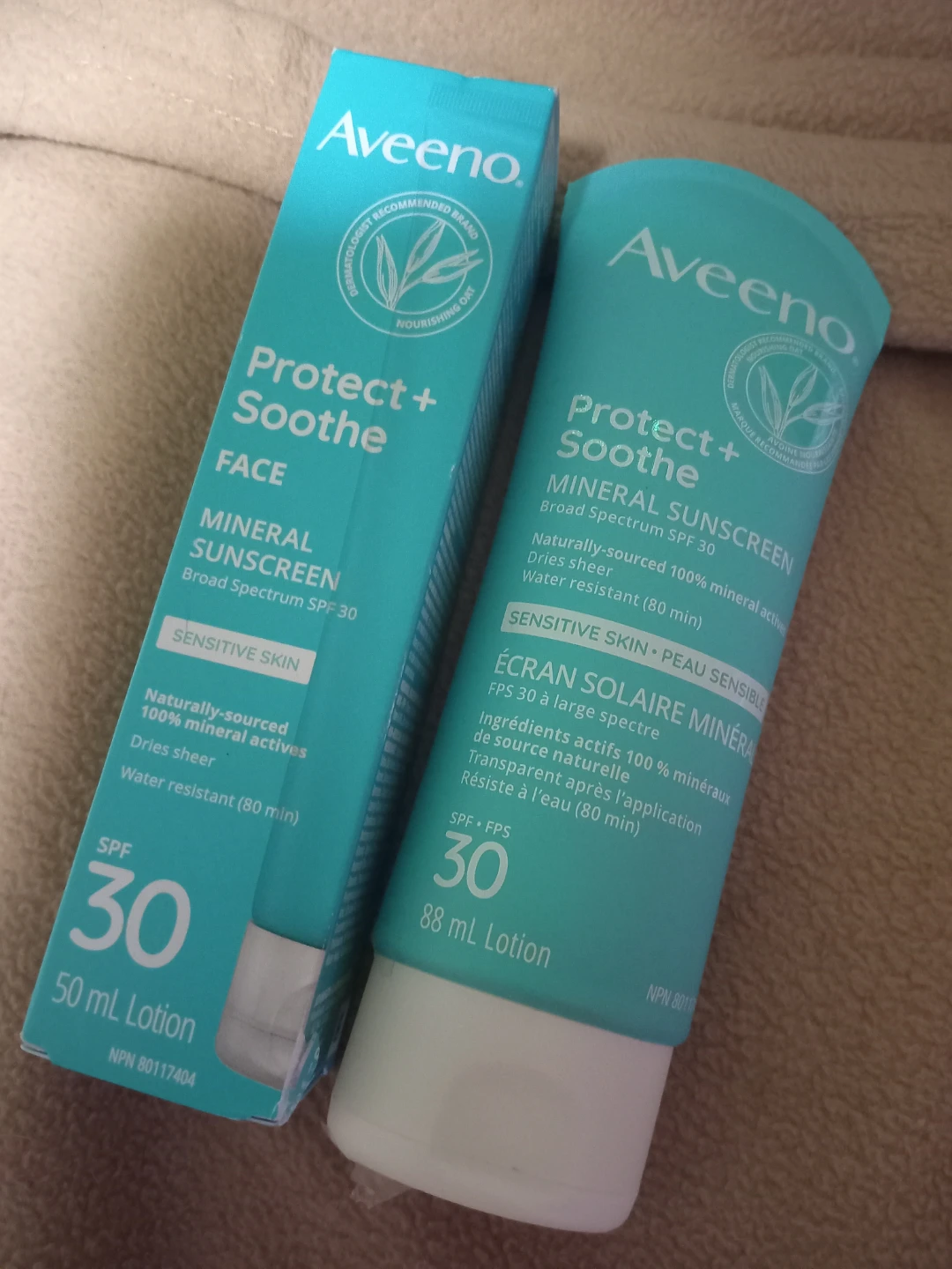 Aveeno Protect + Soothe Mineral Sunscreen SPF 30 - 50 mL