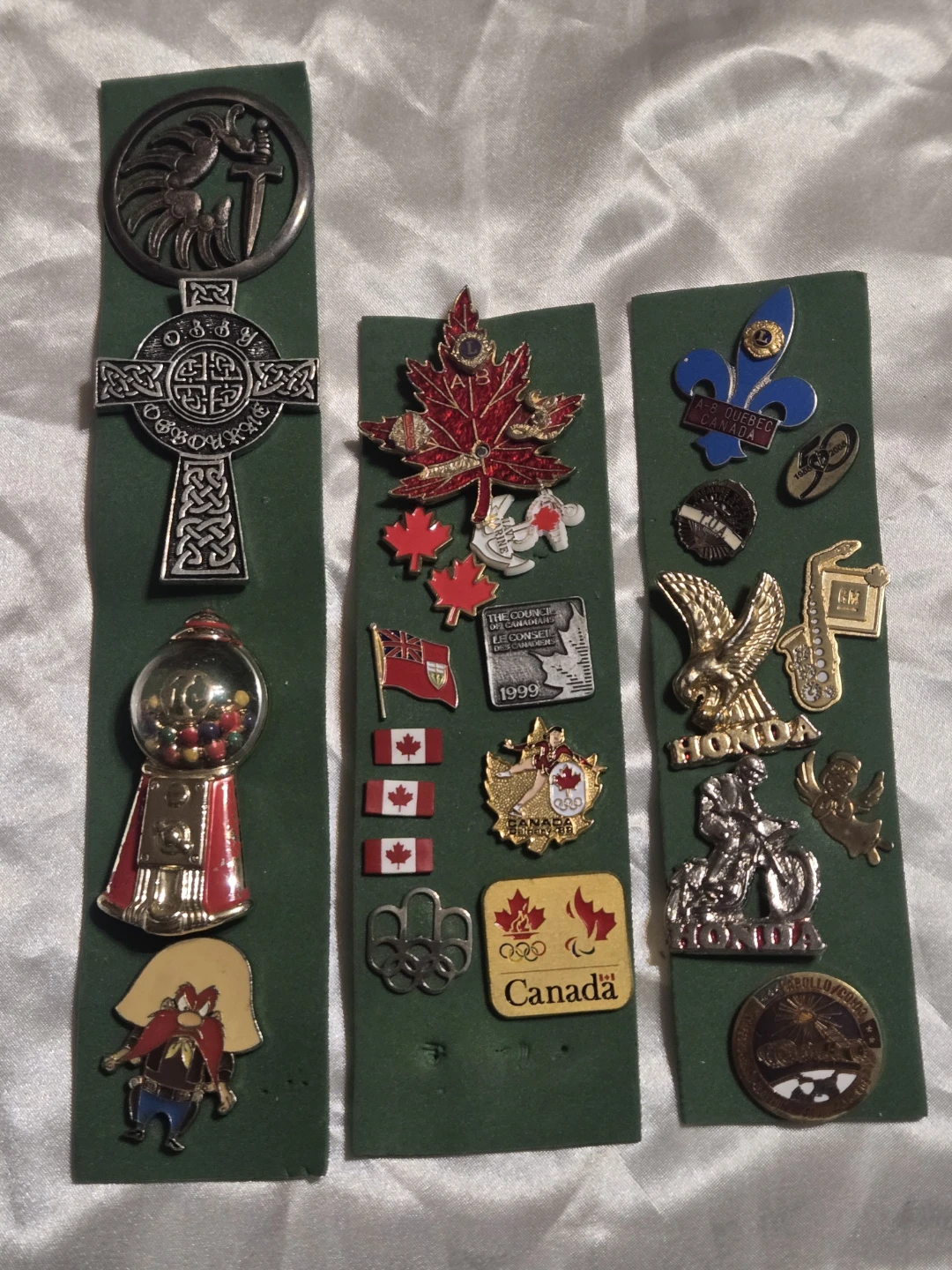 Assorted Canadian Themed Pins and Collectibles