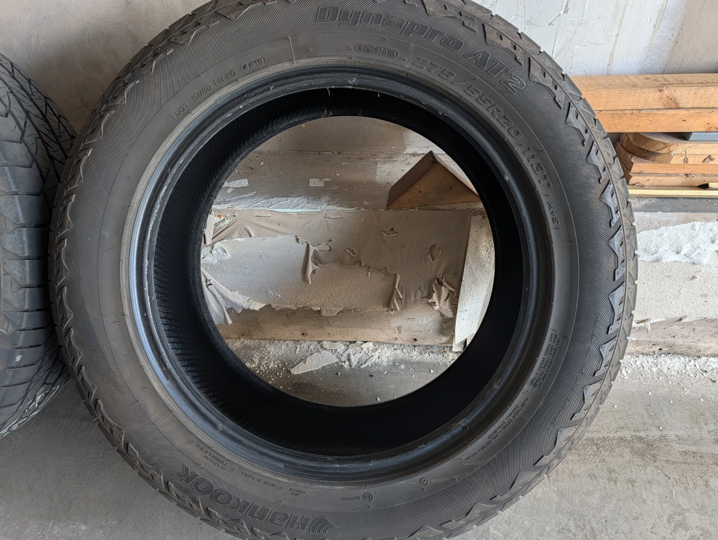 Set of 4 Hankook Dynapro AT2 Tires - 275/55R20 (Excellent Tread) - photo 2