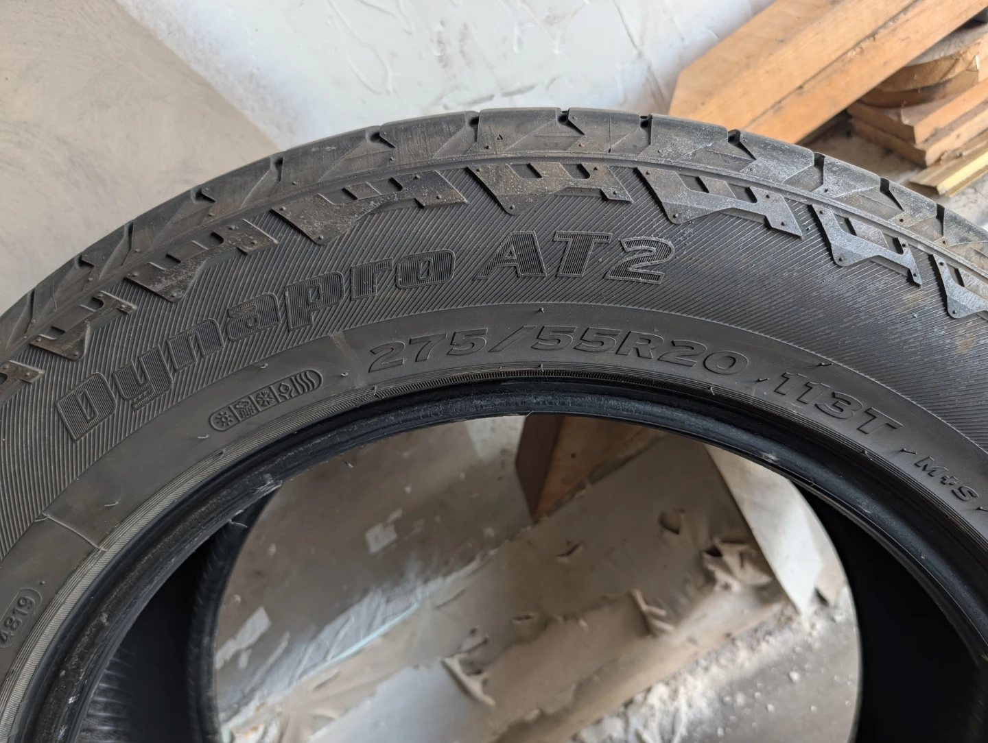 Set of 4 Hankook Dynapro AT2 Tires - 275/55R20 (Excellent Tread) - photo 4