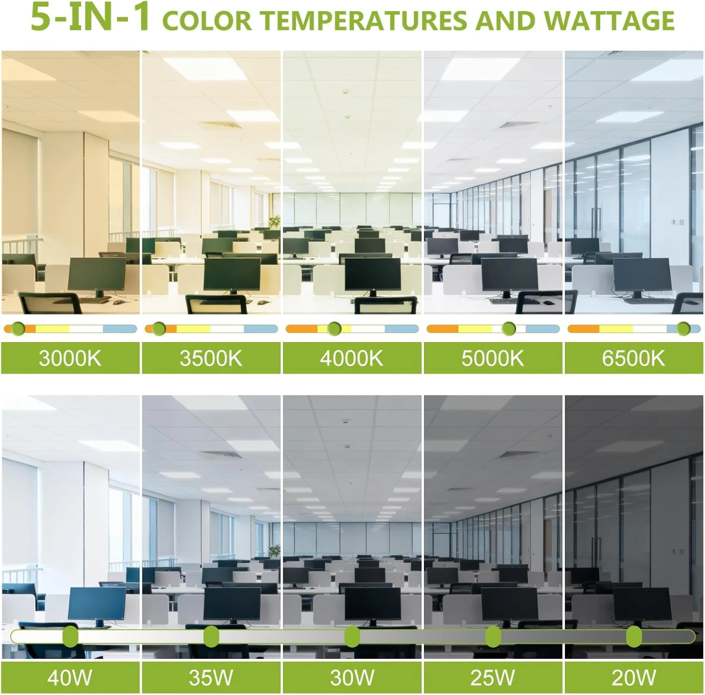 2x2 LED Flat Panel Light 2 Pack - photo 4