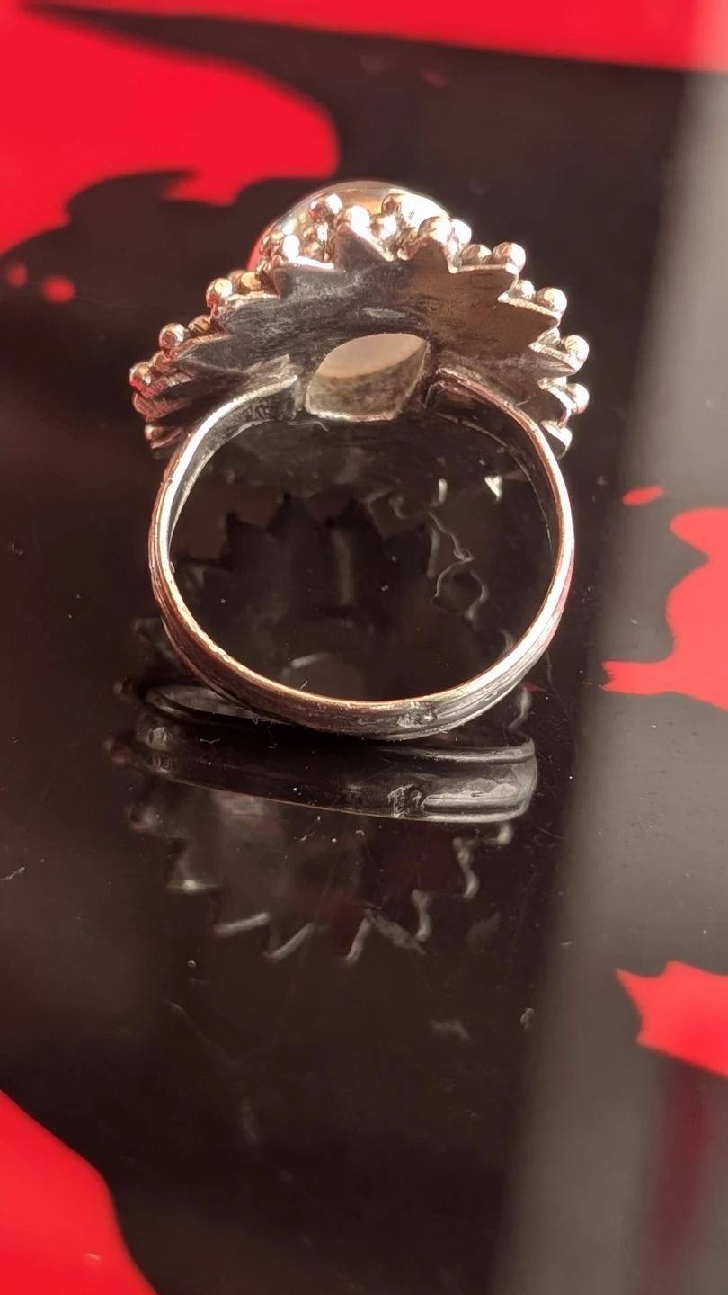 Sterling Silver Moonstone Ring - photo 5