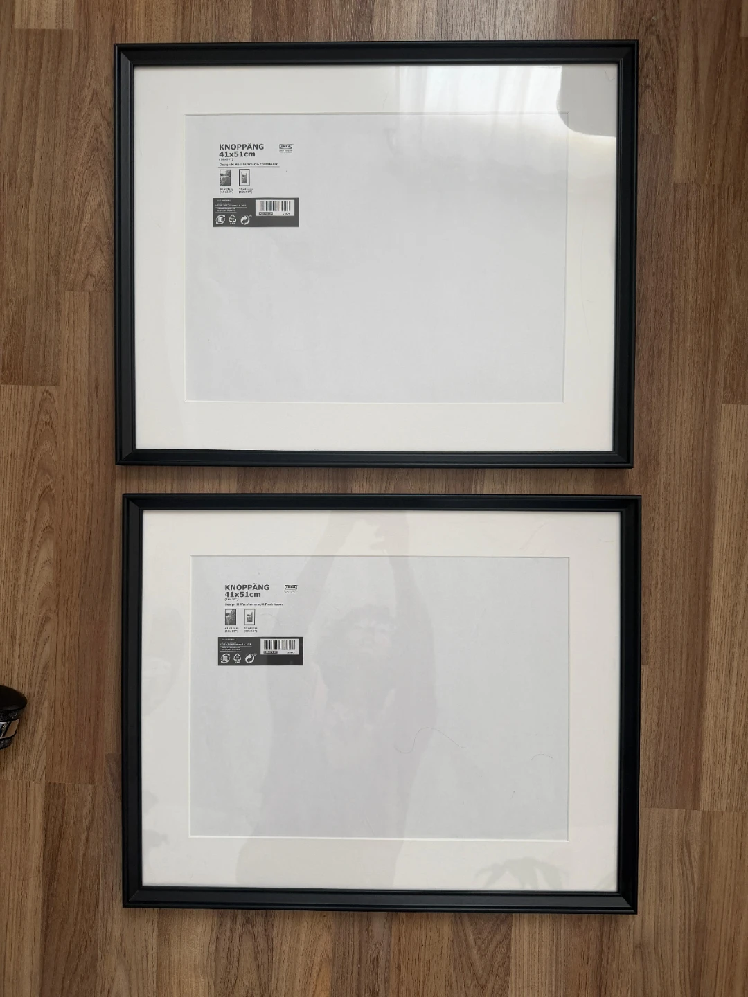2x Black IKEA Picture Frames 16x20"