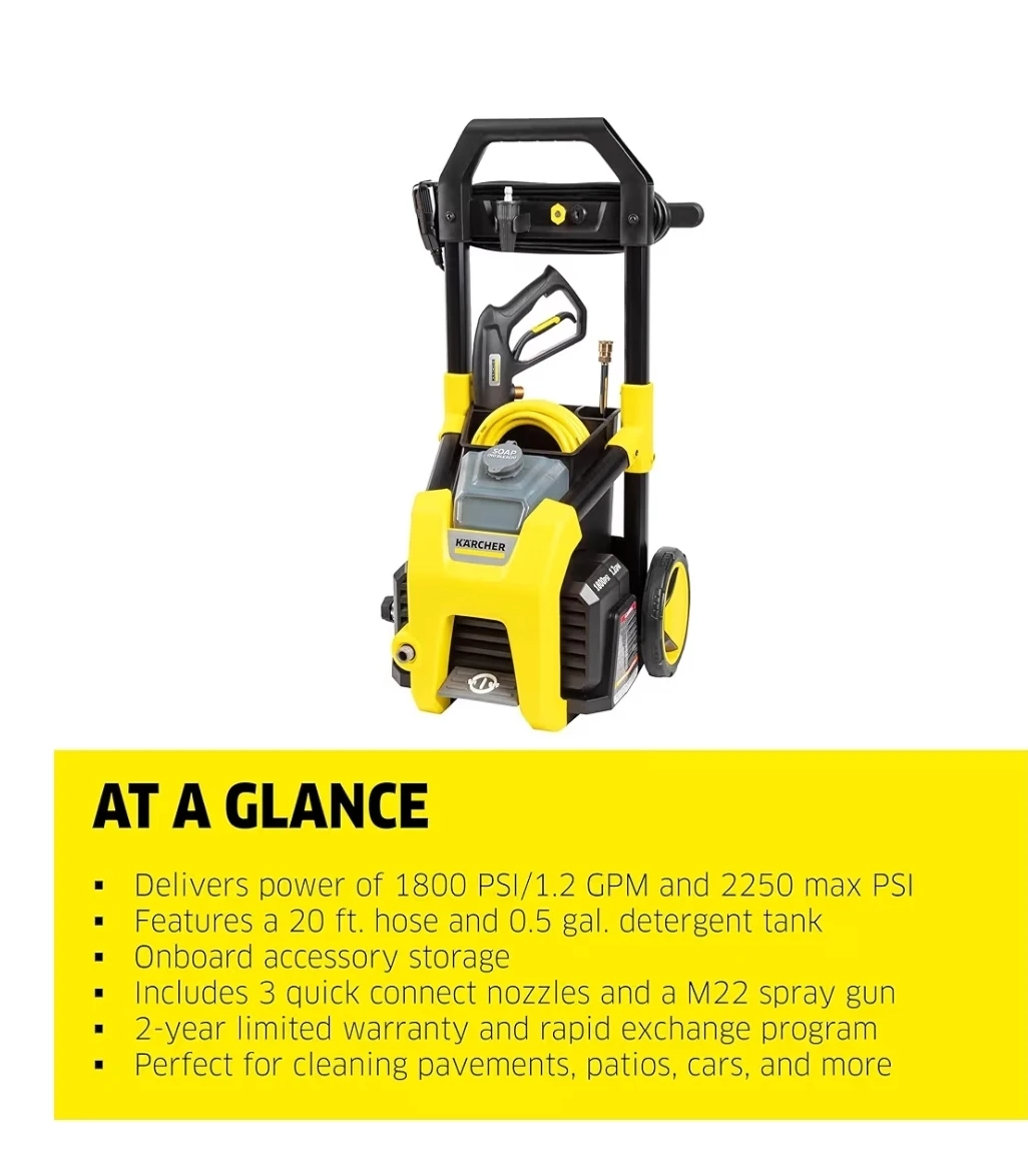 Karcher K1800PS Electric Pressure Washer - photo 3