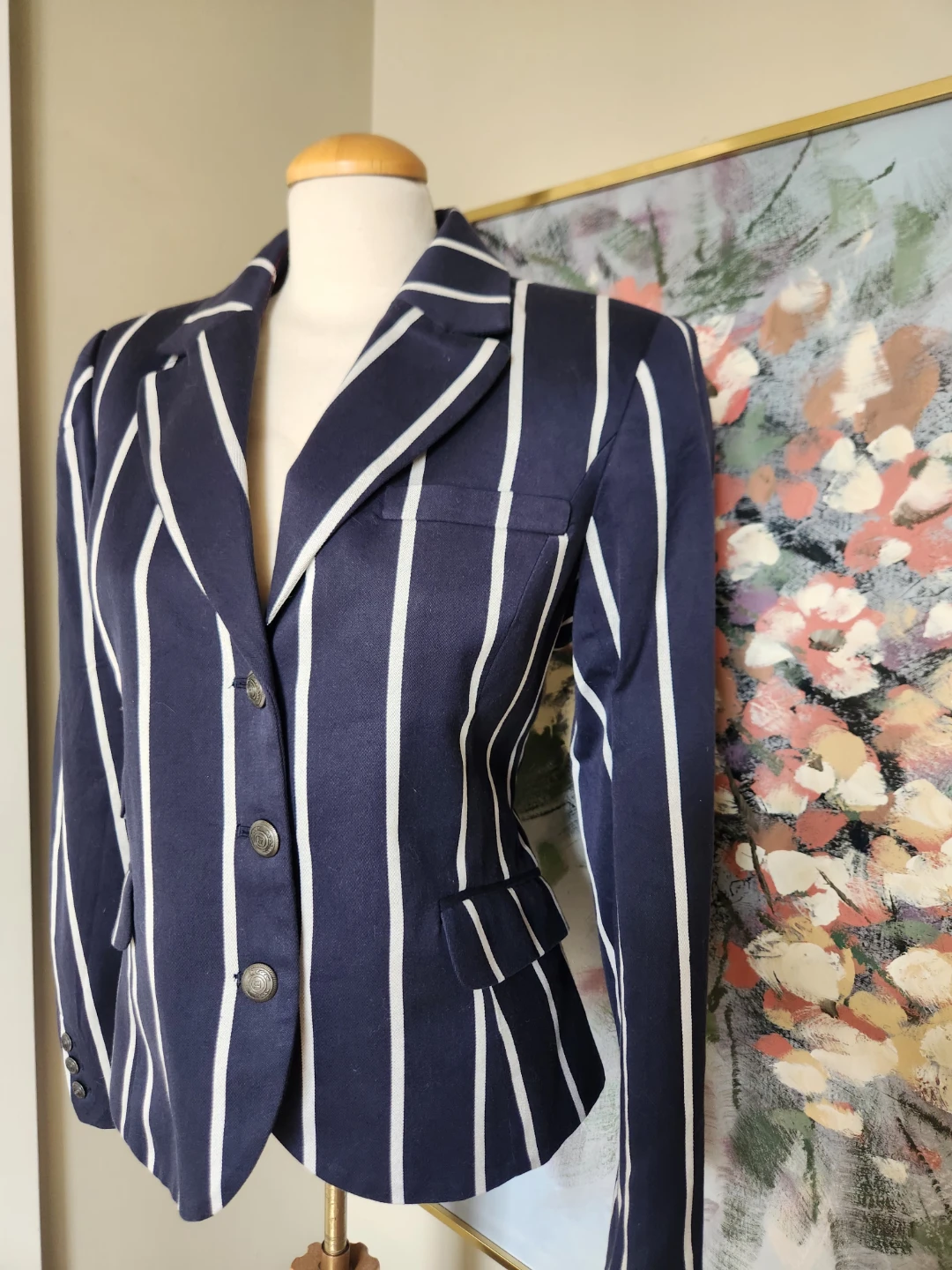 Tommy Hilfiger Striped stretch cotton Blazer - L/G