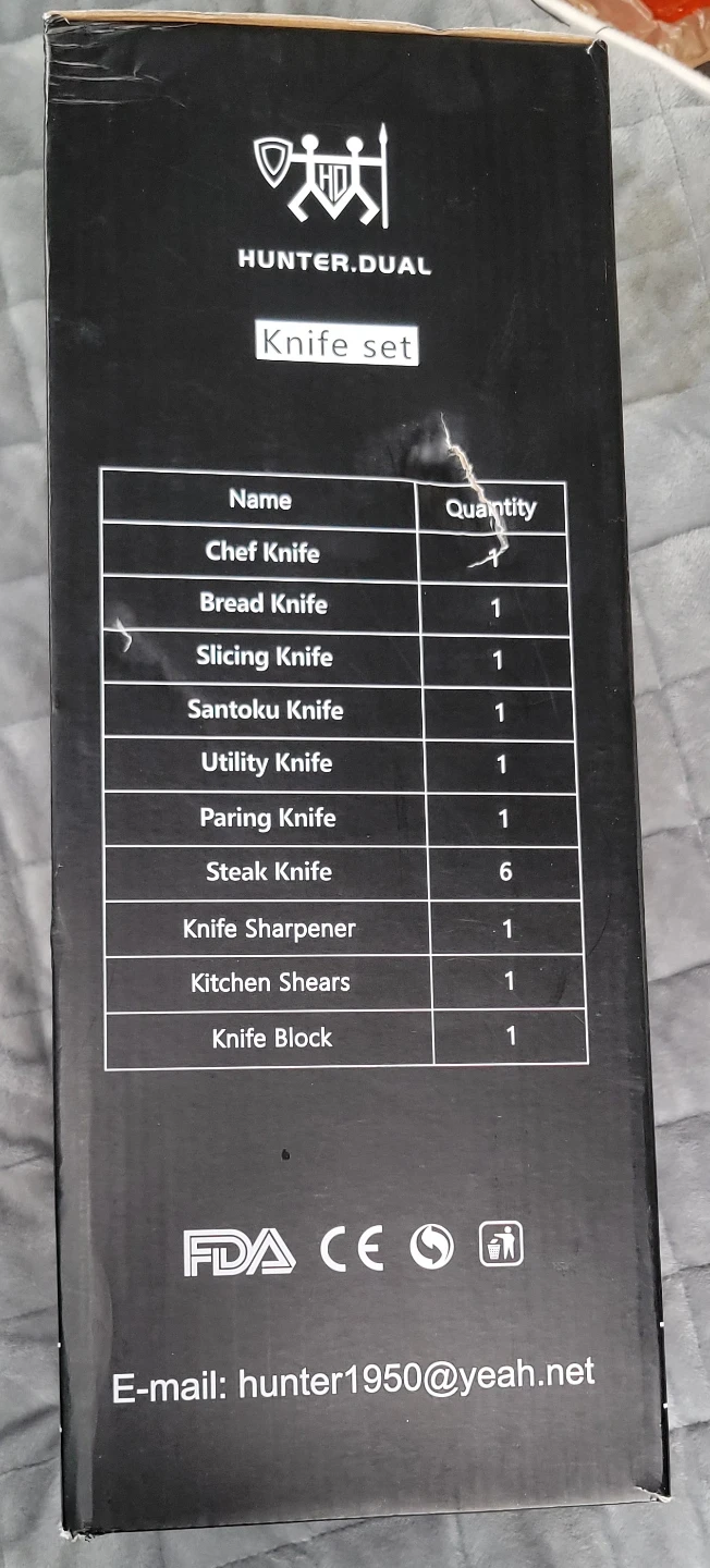 Hunter.Dual 15 Piece Knife Set GD-20 Fine Edge - photo 2
