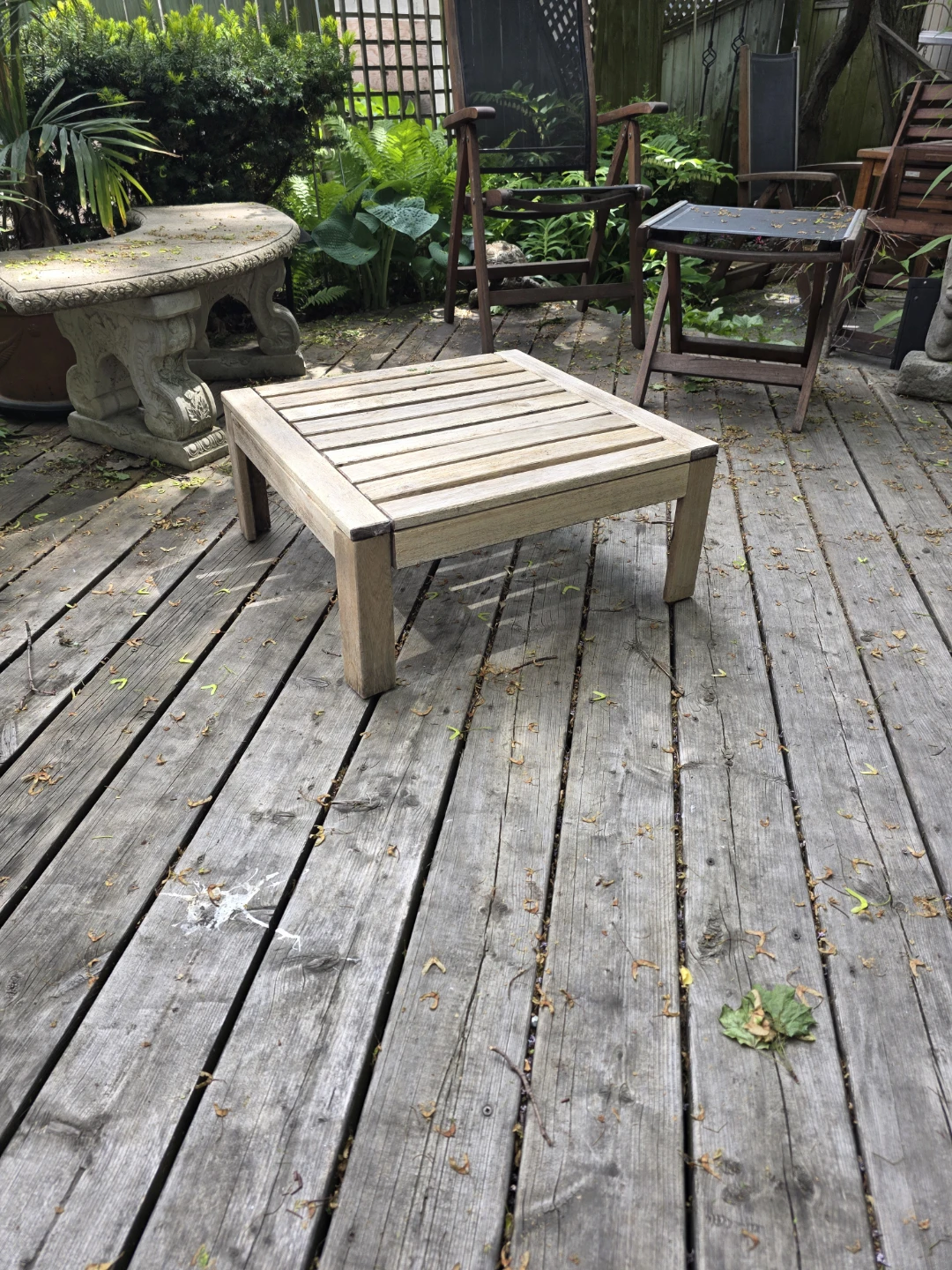 Wooden Square Coffee Table