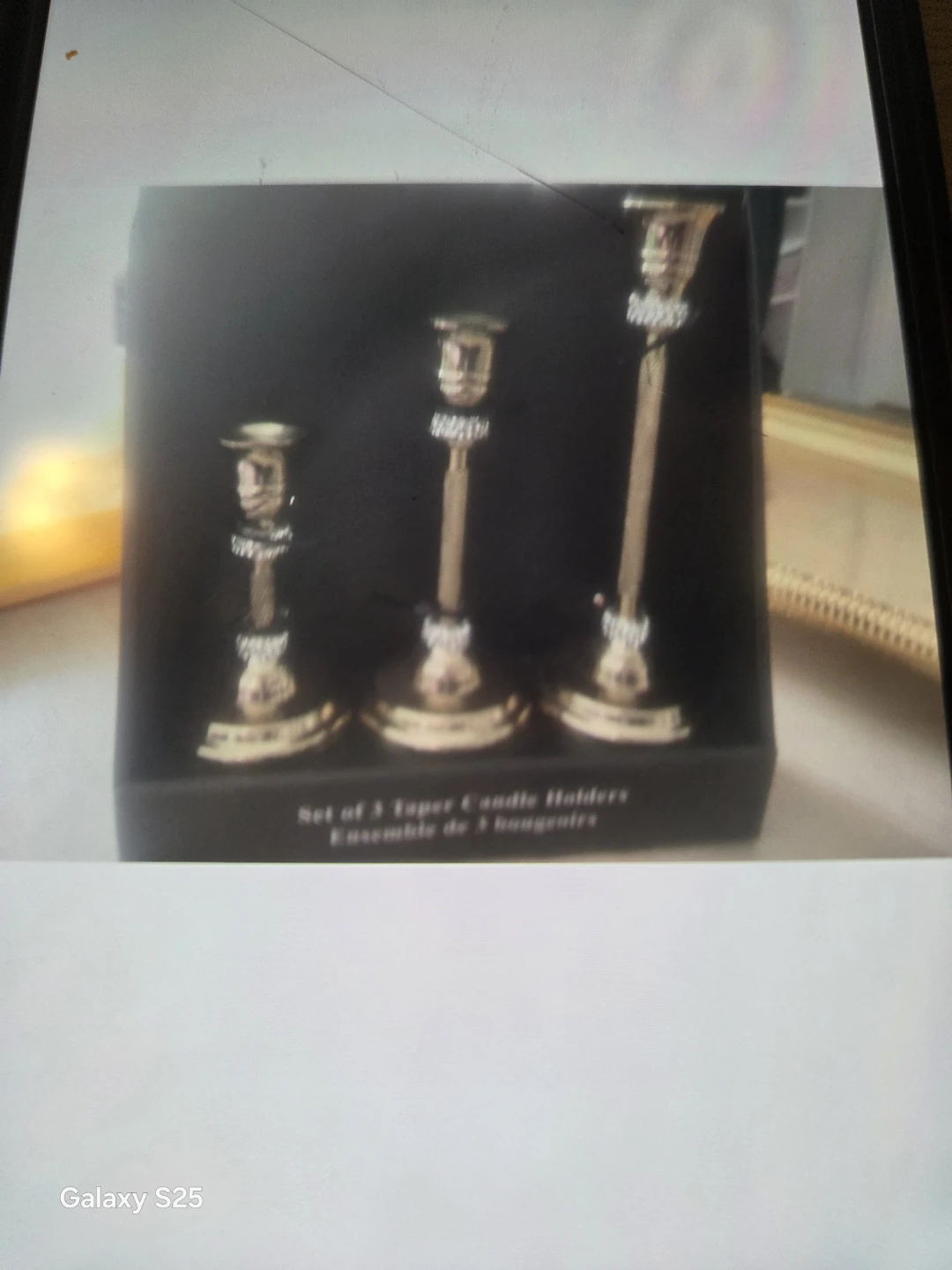 Set of 3 Taper Candle Holders