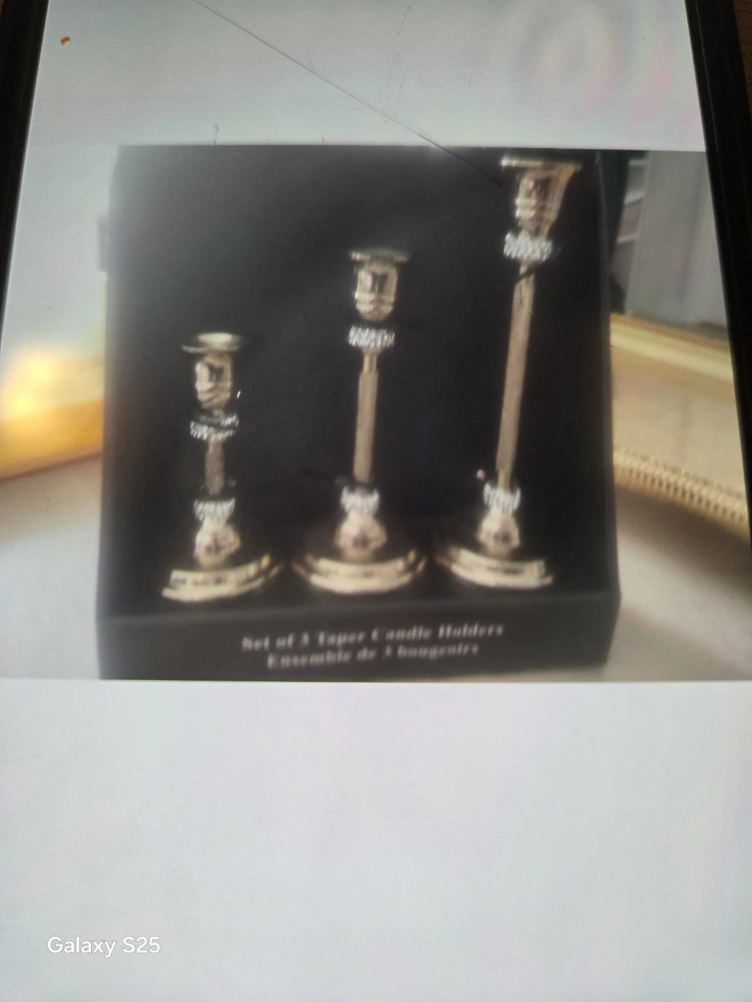 Set of 3 Taper Candle Holders - photo 2