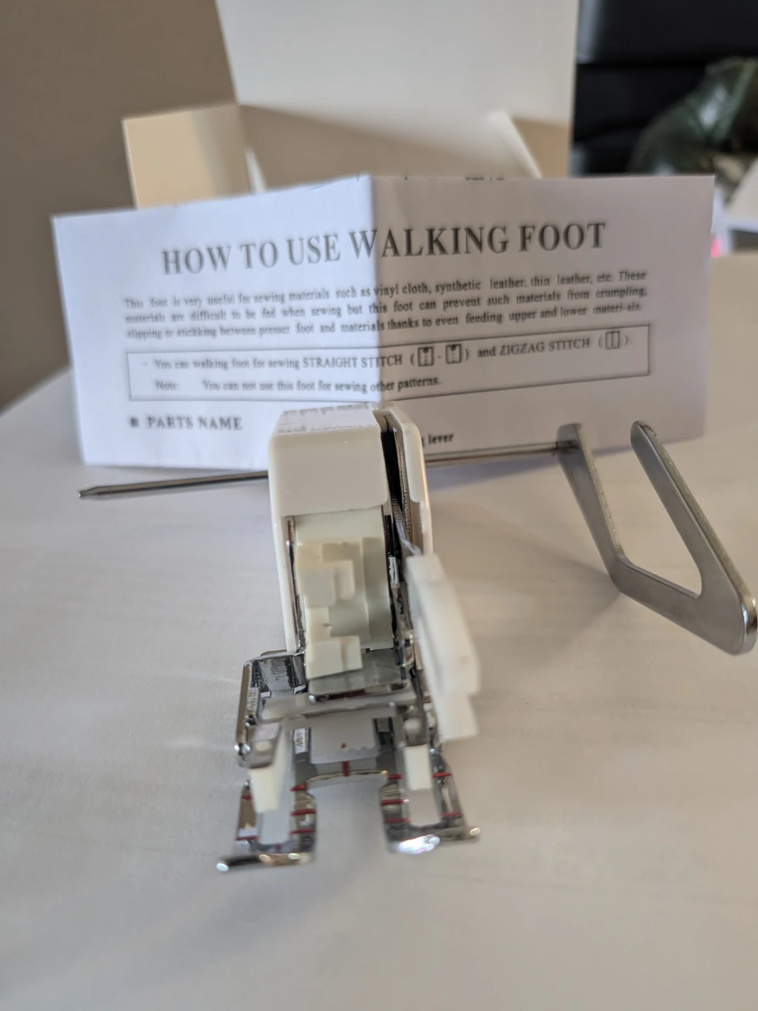 Brother Walking Foot with Guide Model XE-1100-01 - photo 5