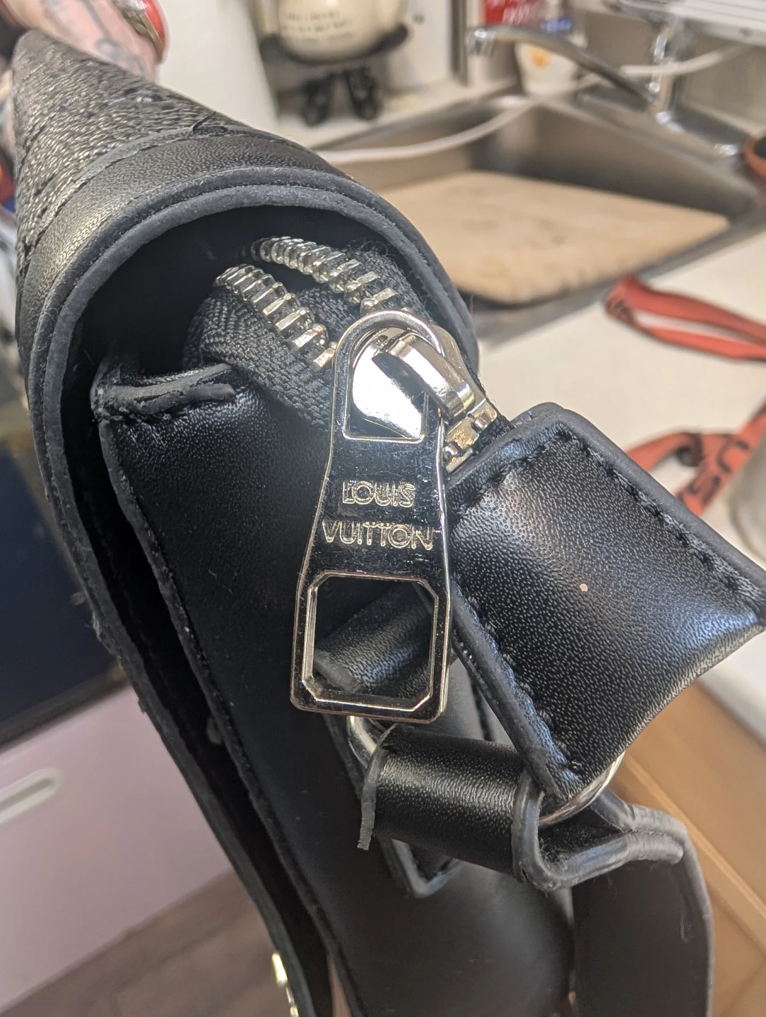 Louis Vuitton Black Monogram Crossbody Bag - photo 4