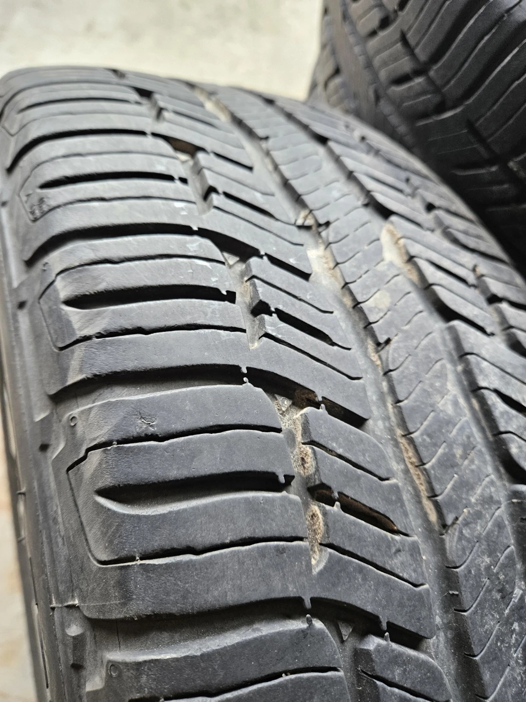 Set of 4 BFGoodrich Advantage T/A Tires on Chevy Rims - photo 3