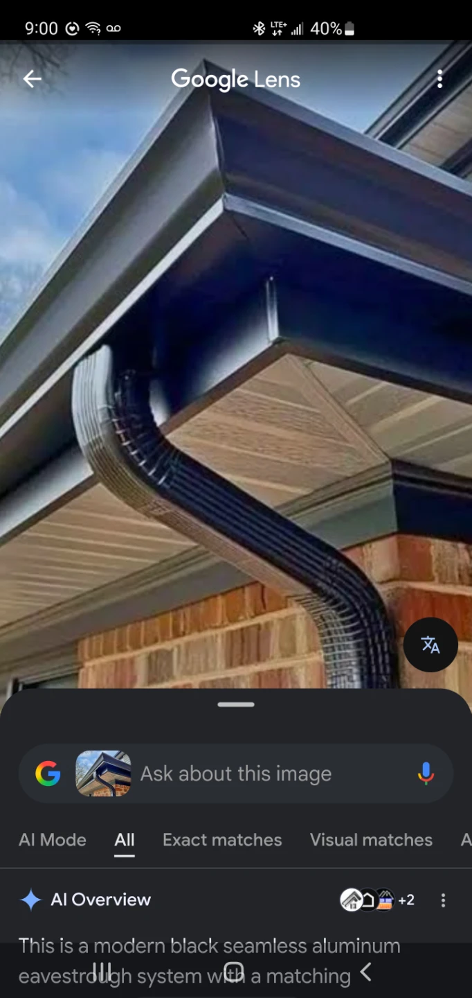 Eavestrough and gutters cleaning - photo 2