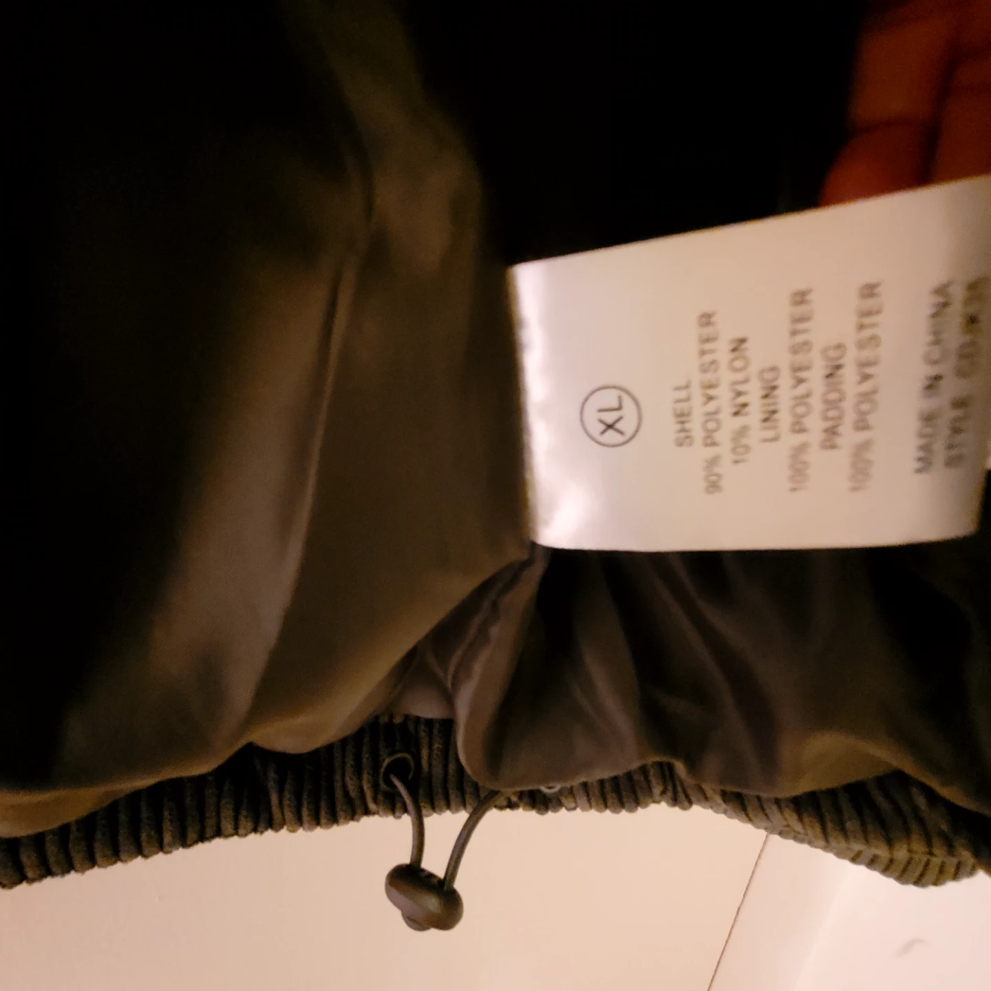 Fashion Nova Olive Green Corduroy Puffer Jacket XL - photo 4