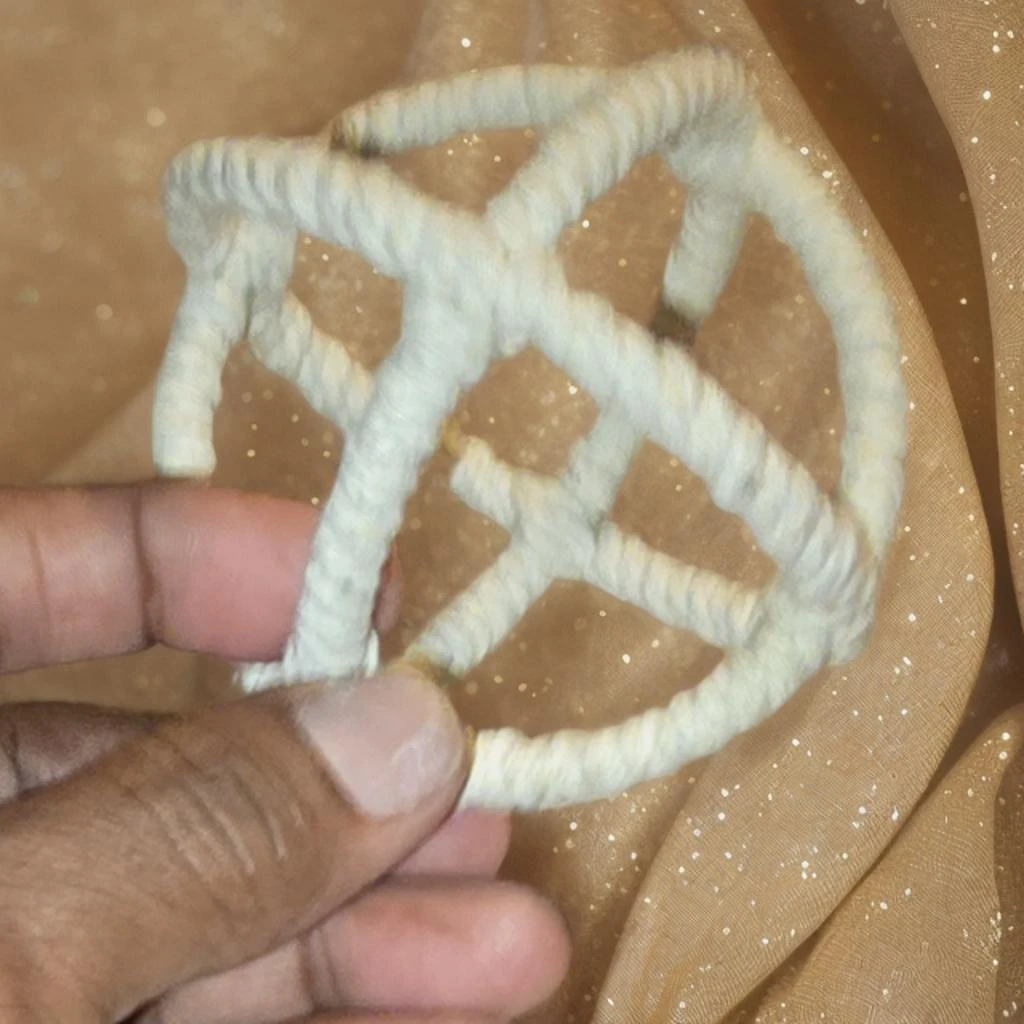 🥕White Rope Knot Decor - photo 2