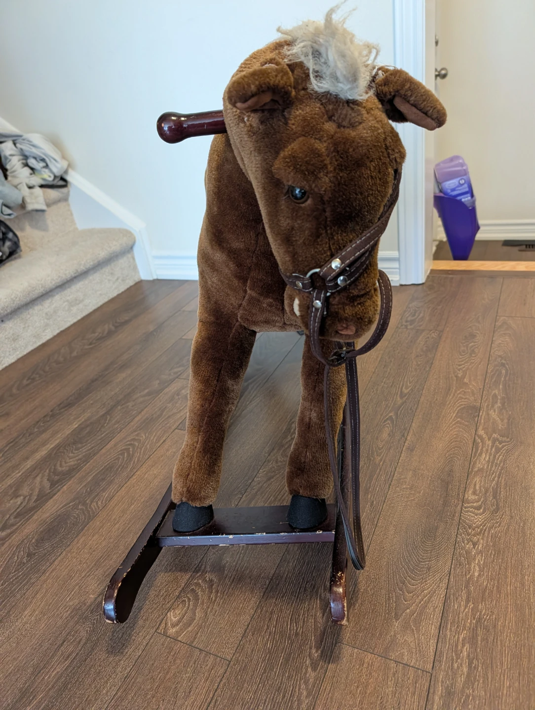 Brown Plush Rocking Horse - photo 2