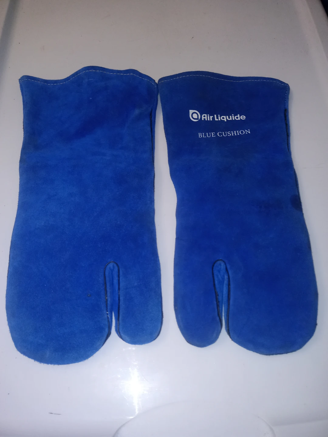 Welders Gloves By Air Liquide Blue Cushion