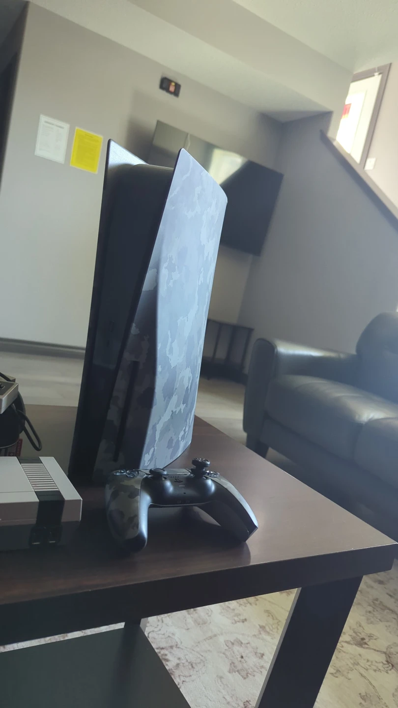 PlayStation 5 Console with Camo Design