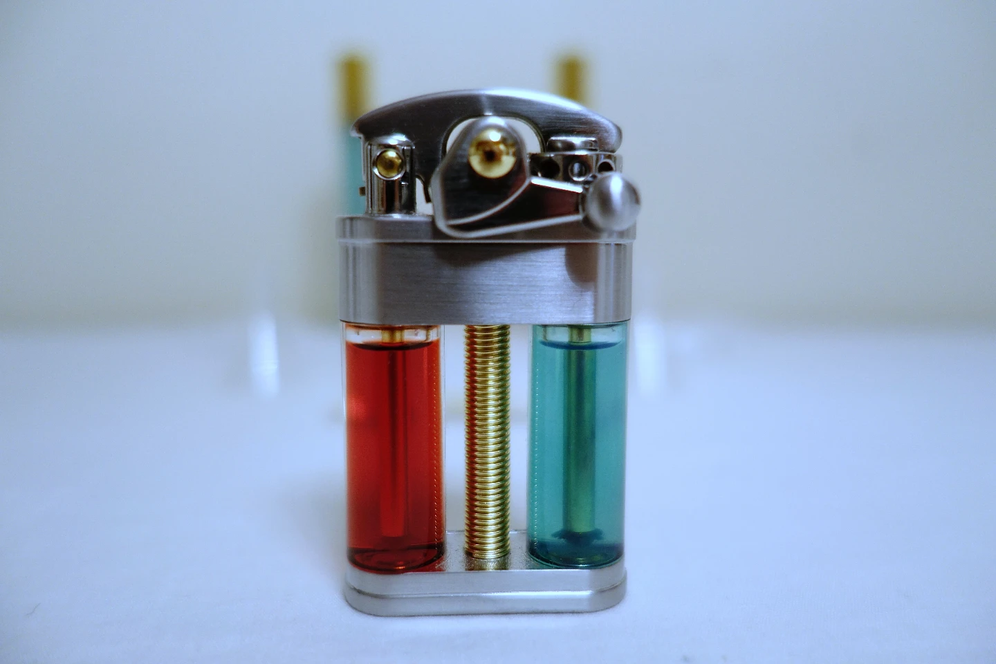 Zorro 721 Dual Reservoir Lever Action Soft Flame Lighter - photo 2