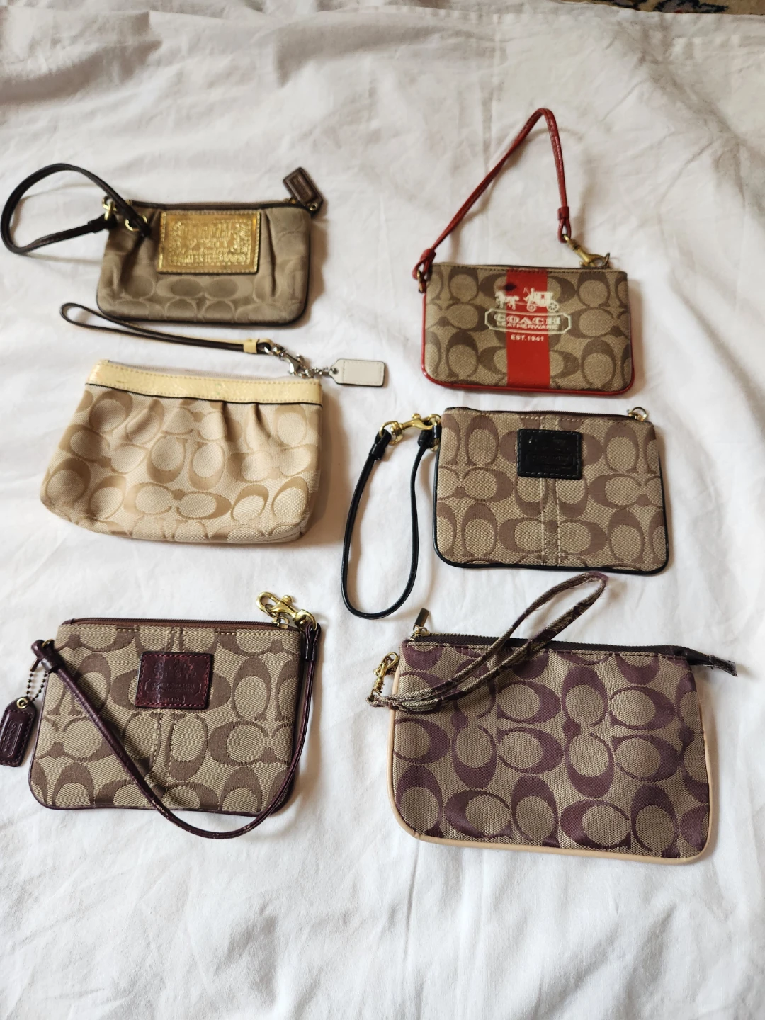 Coach Wristlets (Lot of 6)