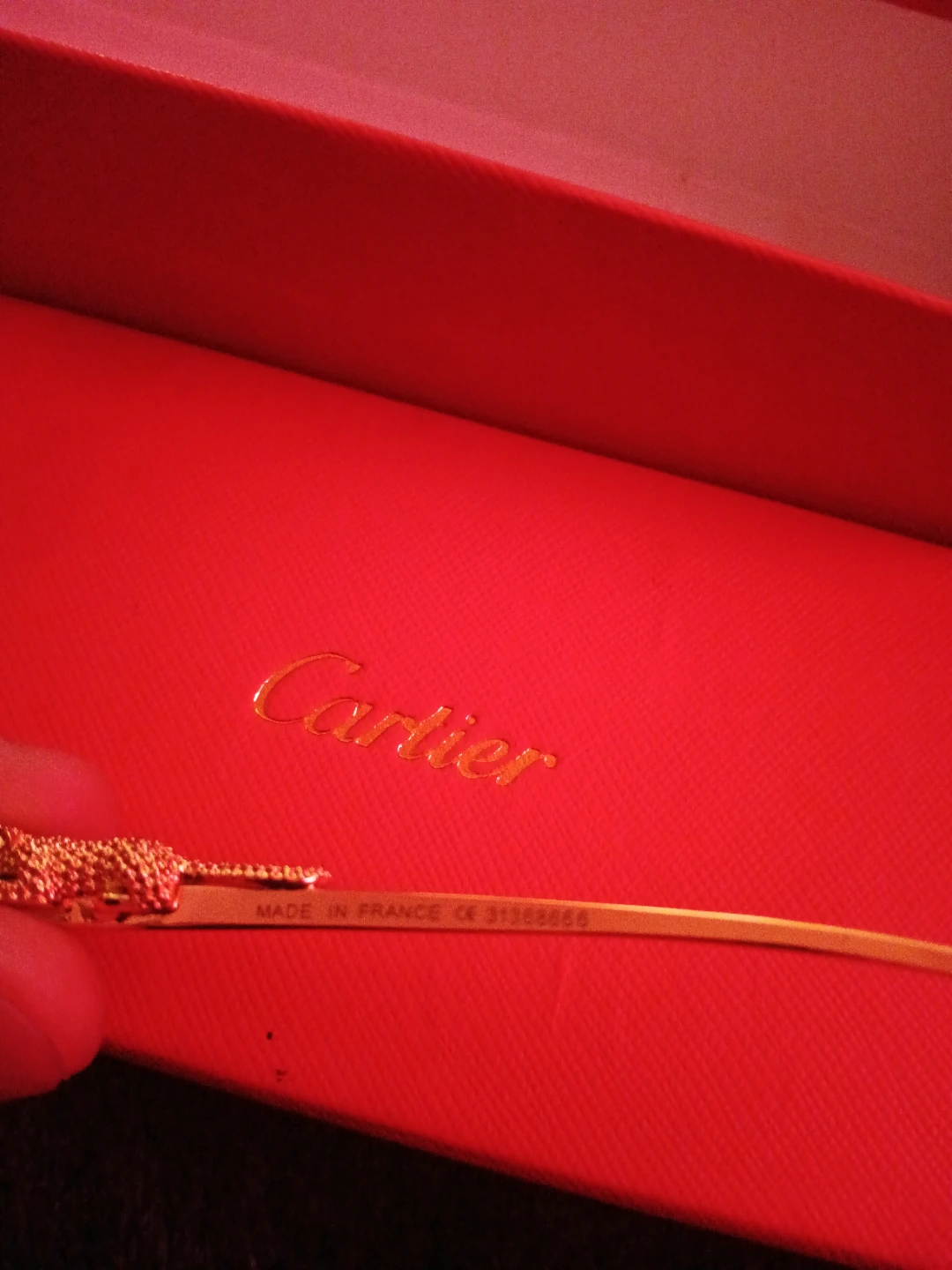 Cartier Sunglasses - Gold Frame, Leopard Detail