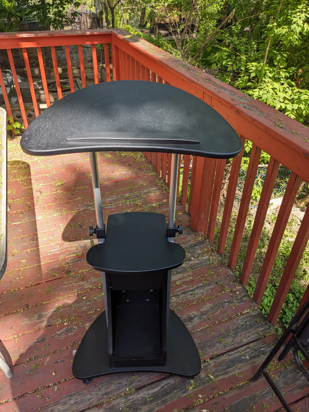 Adjustable Mobile Presentation Lectern Stand - photo 4