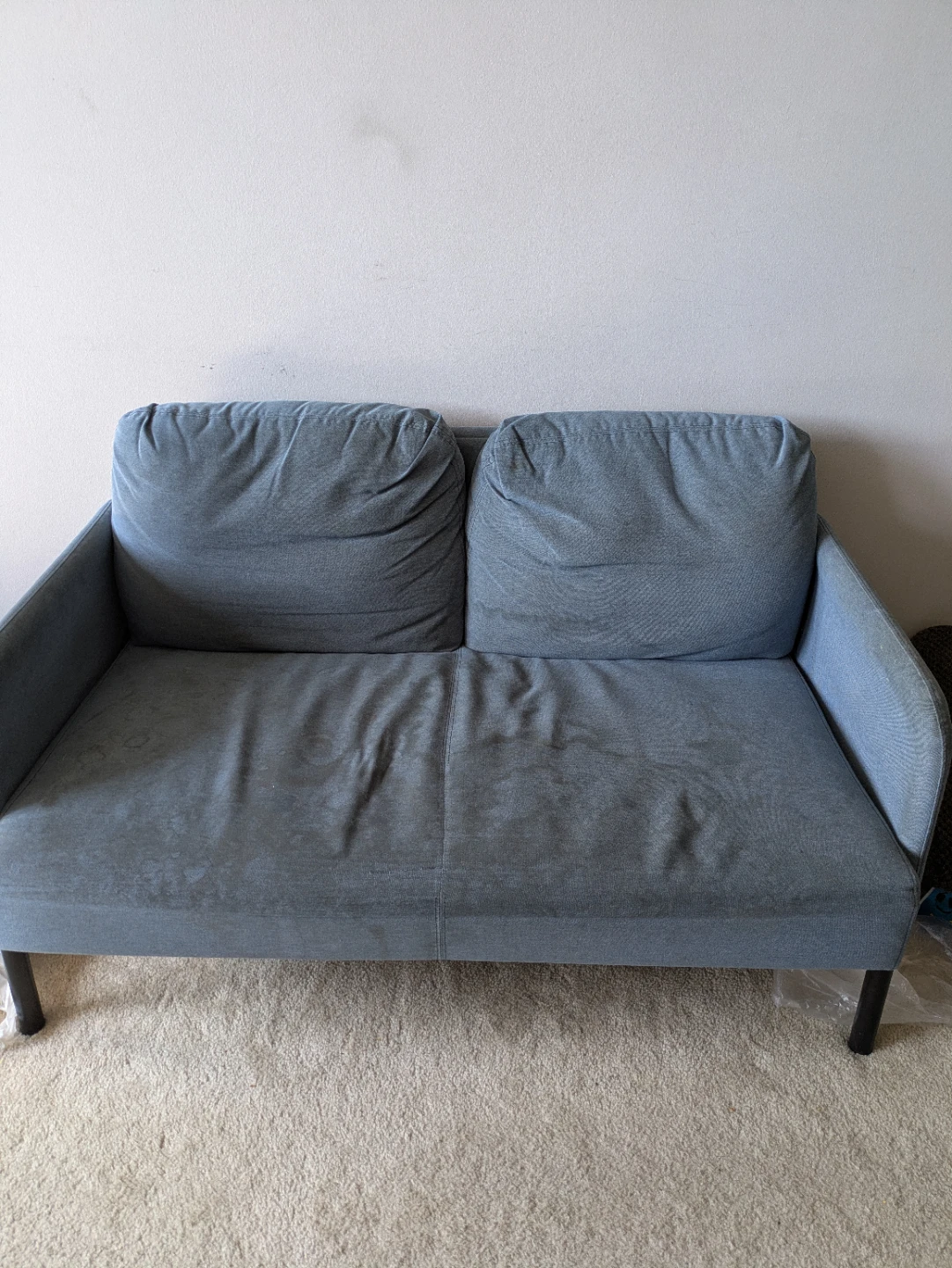 Blue Two-Seater Sofa