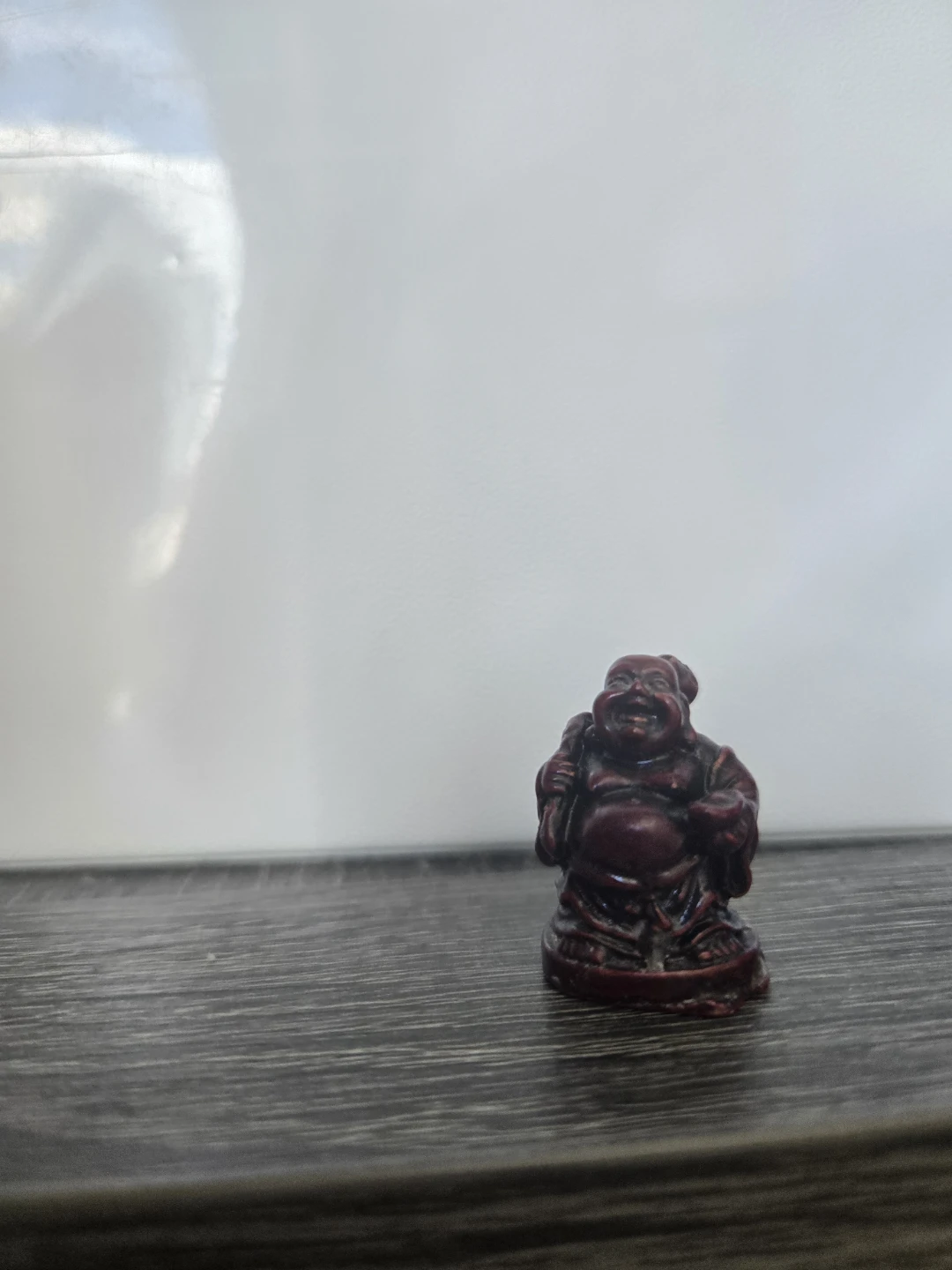 Red Laughing Buddha Figurine - photo 3