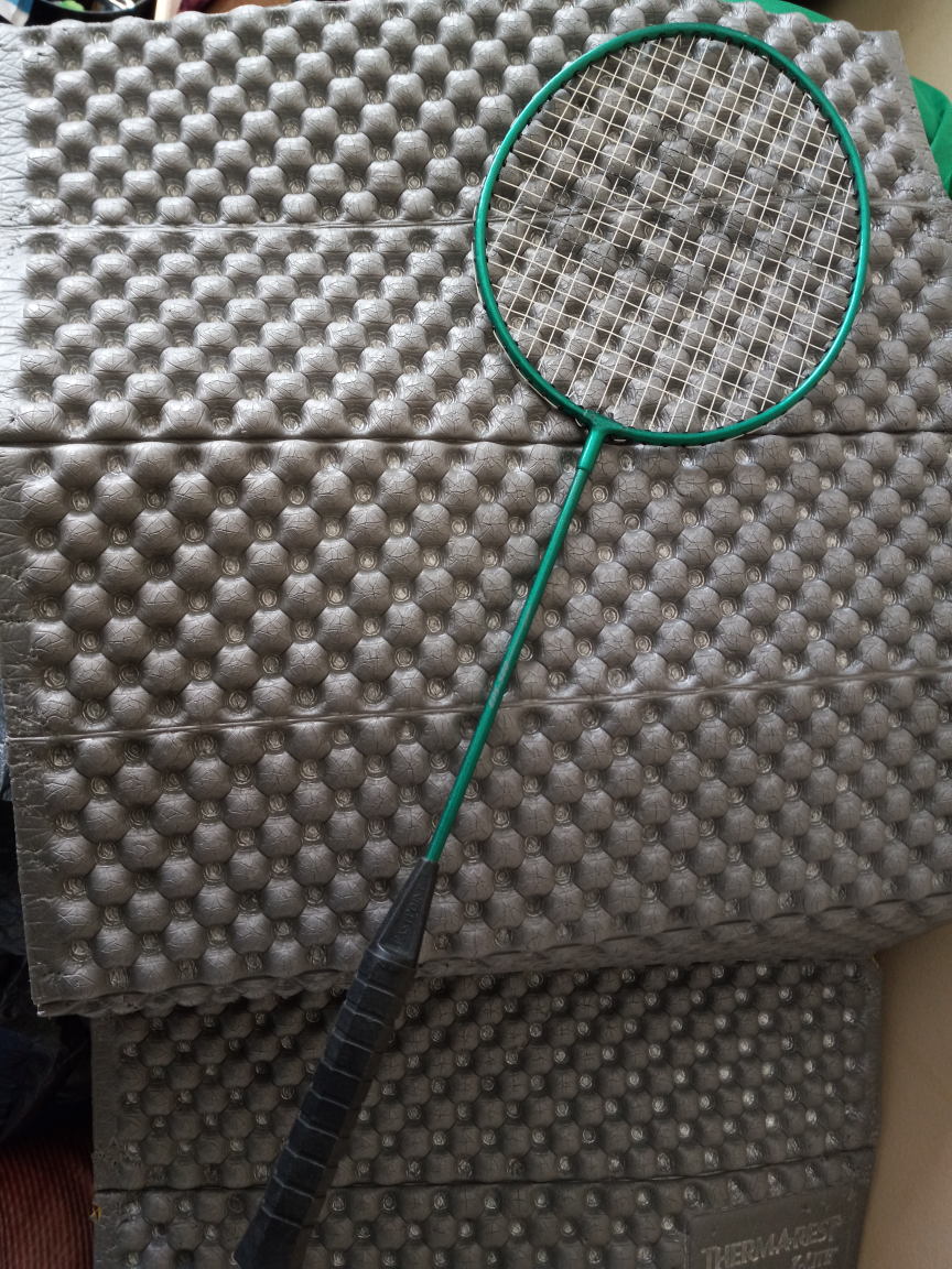 Green Badminton Racket