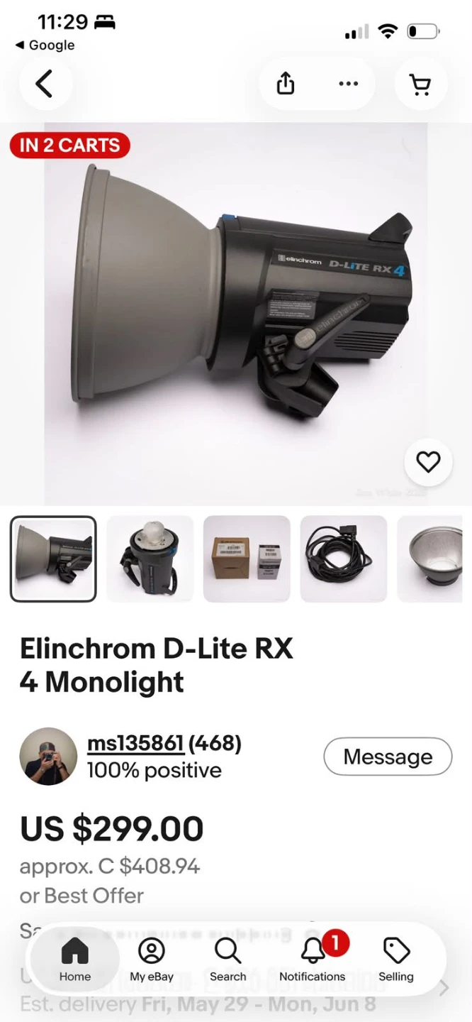 Elinchrom D-Lite RX 4 Monolight - photo 3