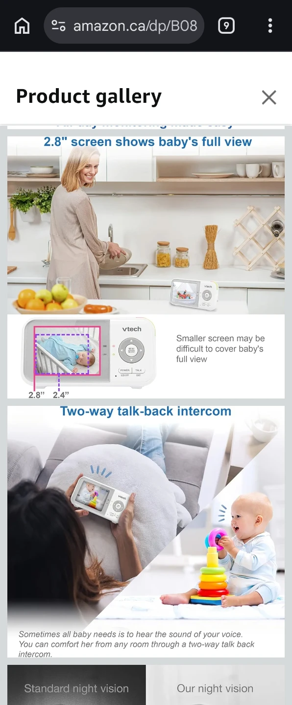 VTech VM333 Baby Monitor - photo 3