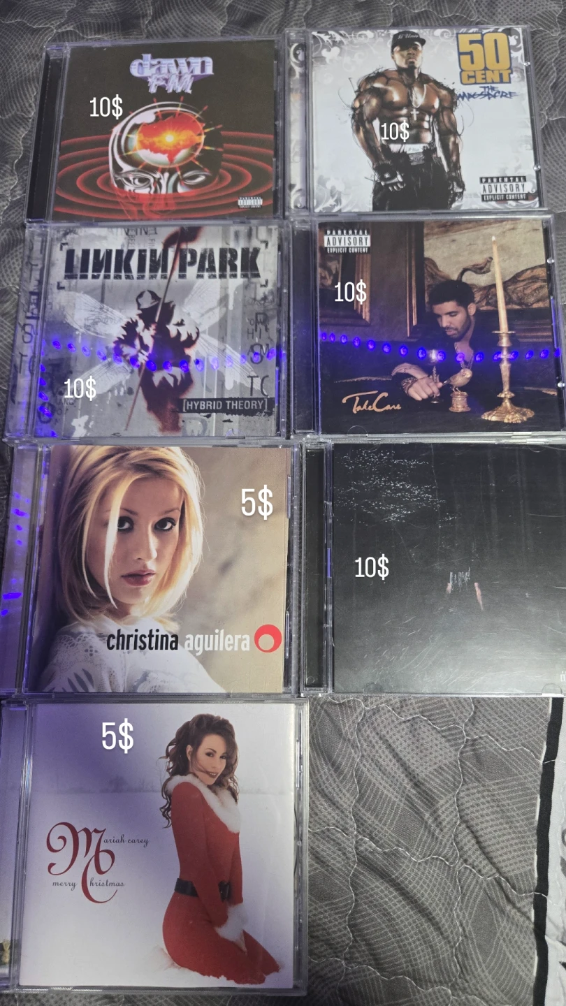Dawn FM, Hybrid Theory, Take Care, and more CDs