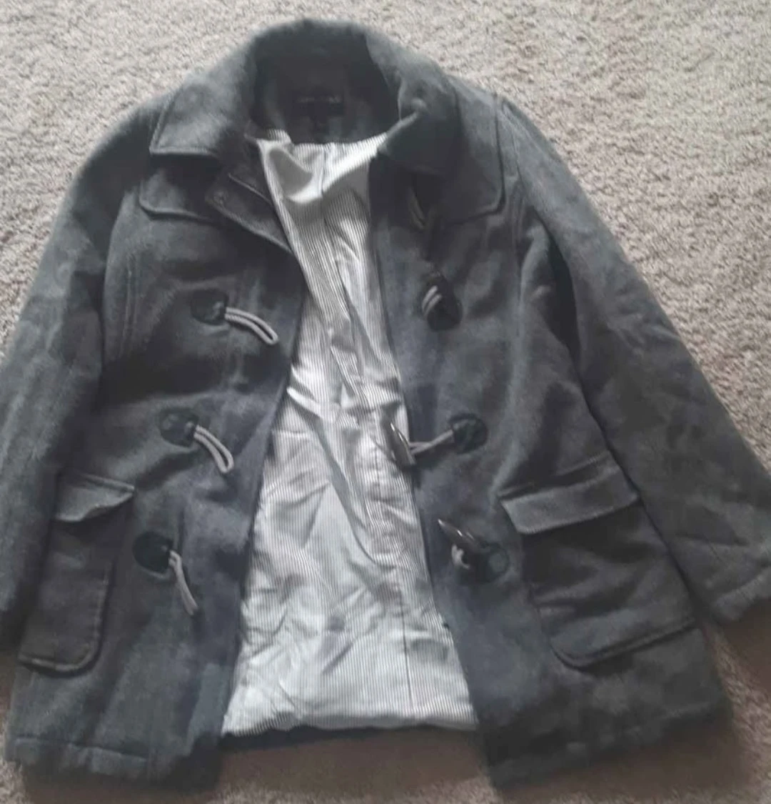 Banana Republic Toggle Coat Grey S/P