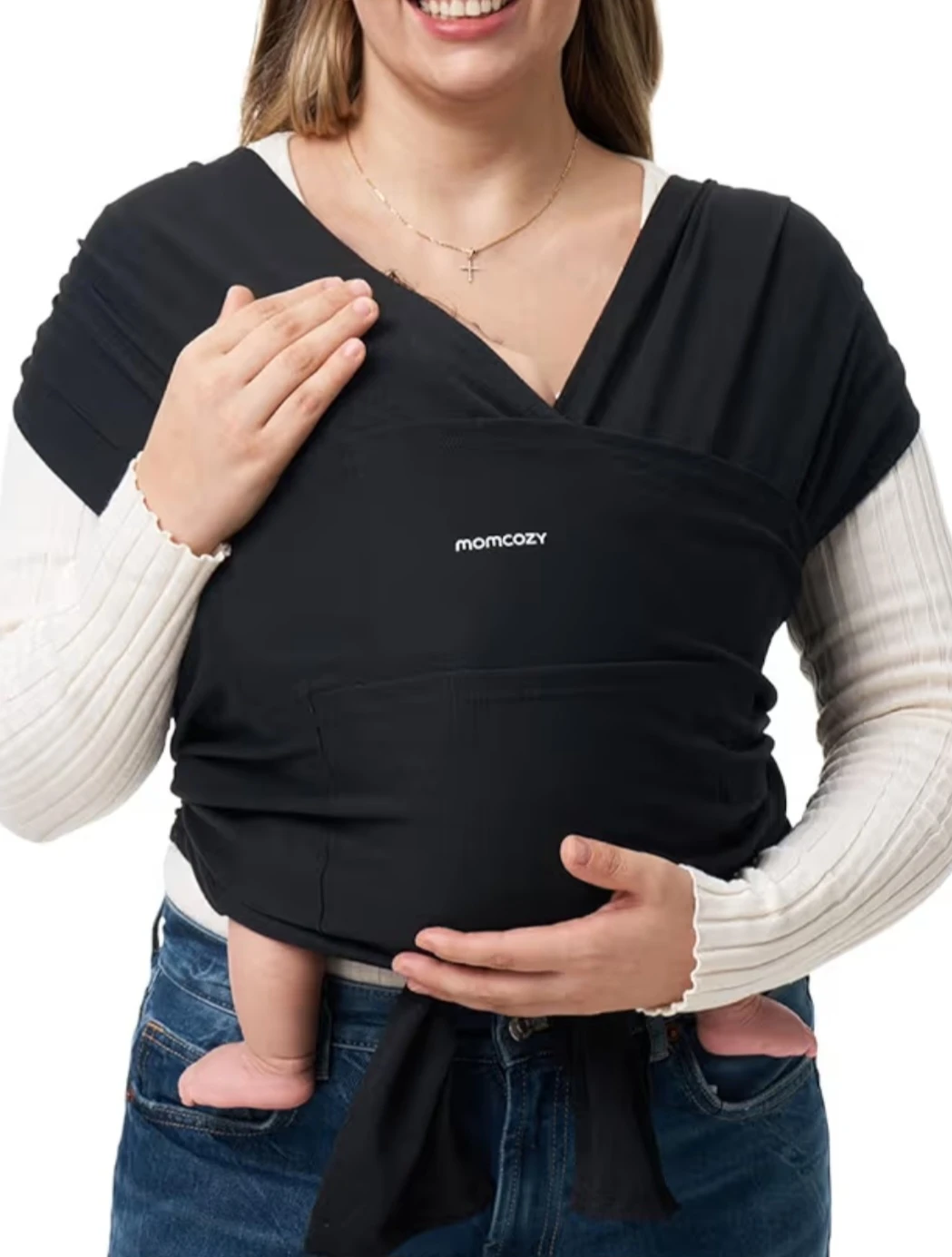 Momcozy Black Baby Wrap Carrier