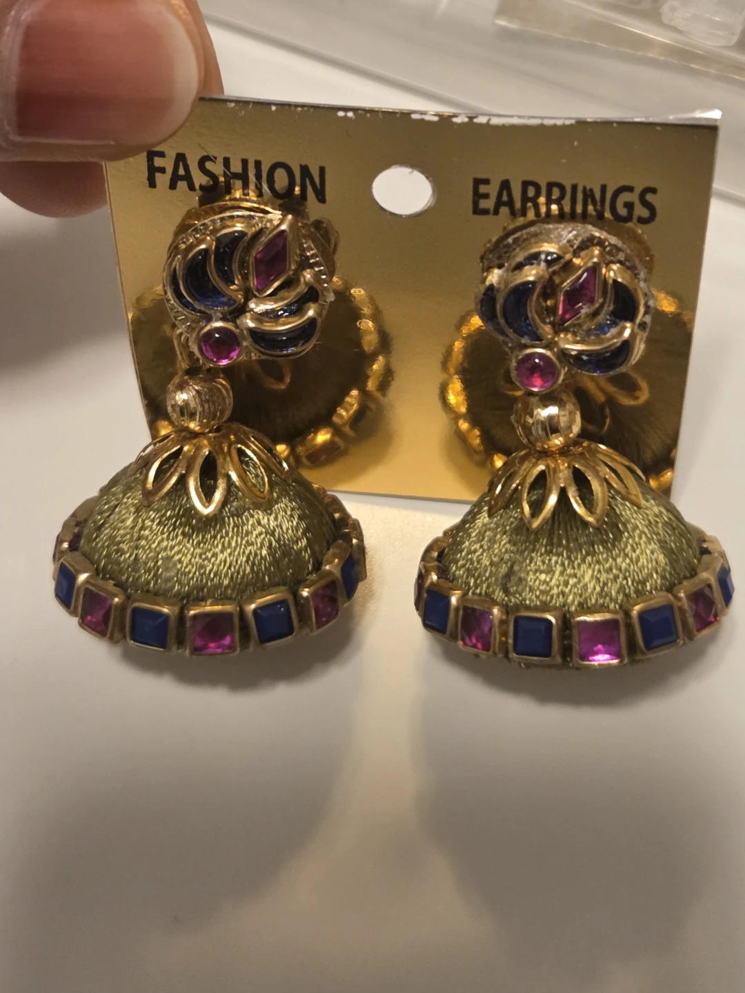 Fashion Earrings Jhumka Style - photo 2